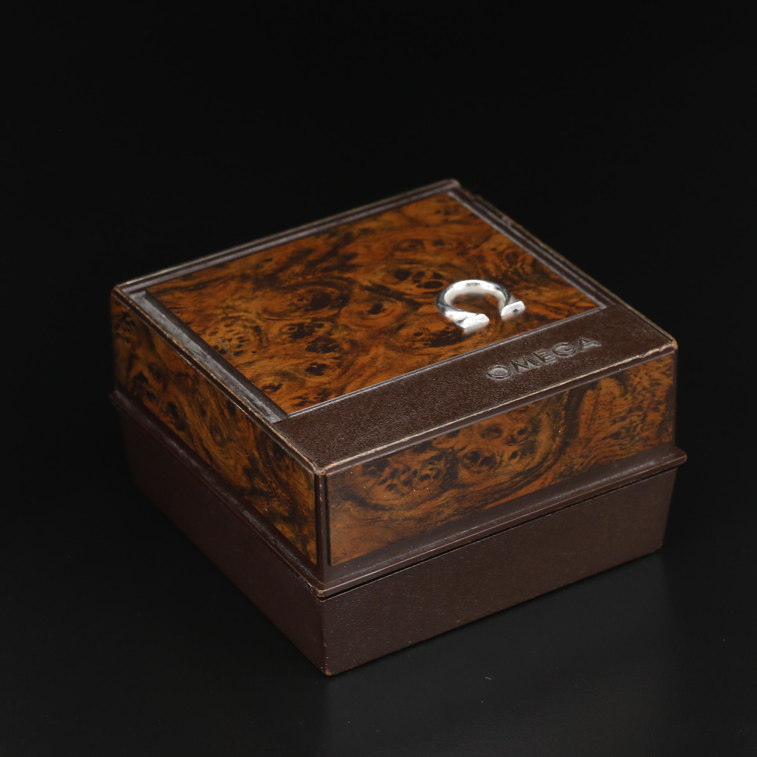 1969 Omega Flightmaster Chronograph Stainless Steel Stem Wind Watch