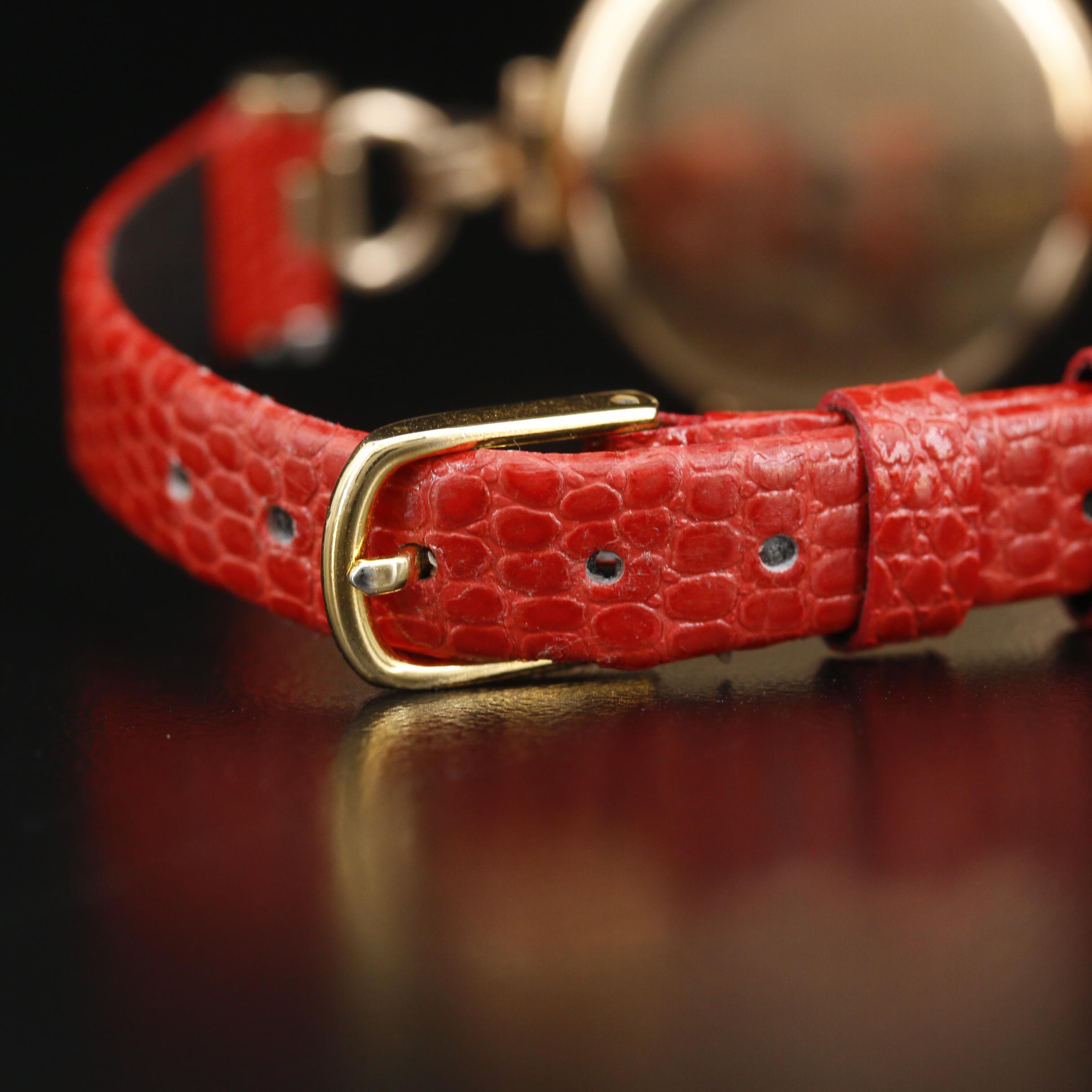 Rolex 15K Gold Stem Wind Watch, Circa 1915