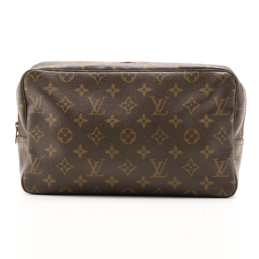 Louis Vuitton Trousse Toilette 28 in Monogram Canvas, 1980s Vintage