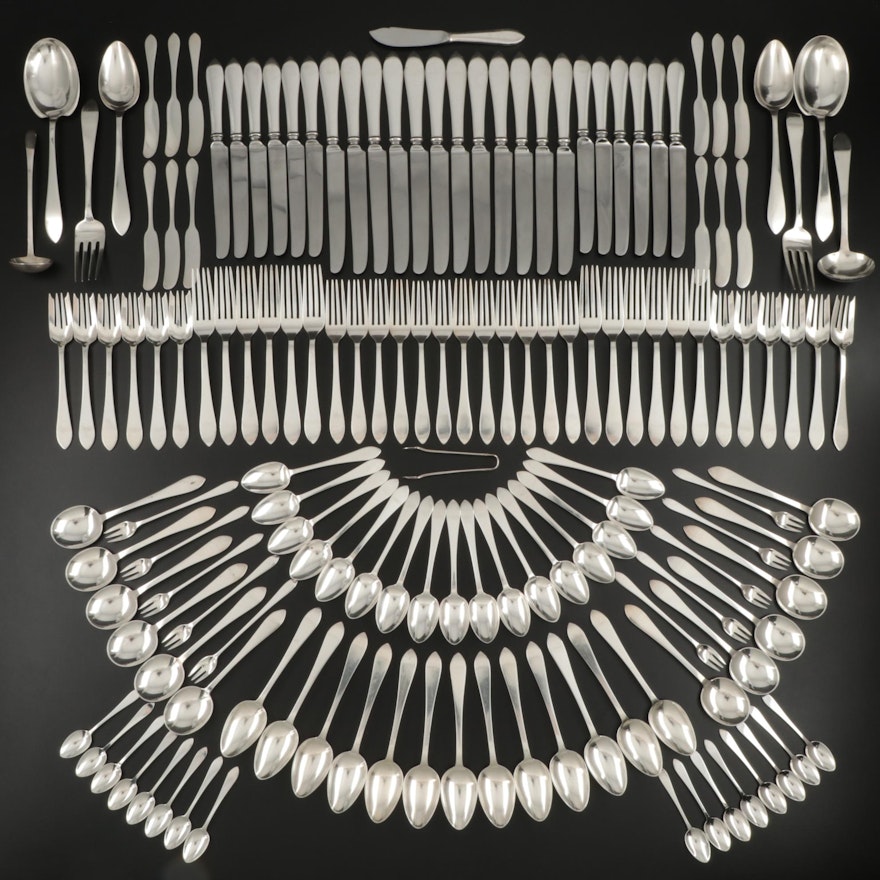 Tiffany & Co. "Faneuil" Sterling Silver Flatware and Serving Utensils, 1910–1947