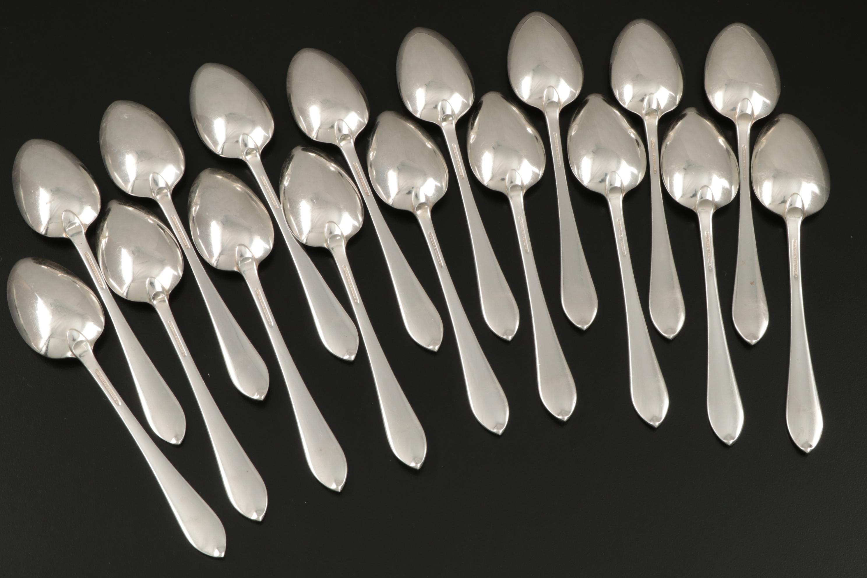 Tiffany & Co. "Faneuil" Sterling Silver Flatware and Serving Utensils, 1910–1947