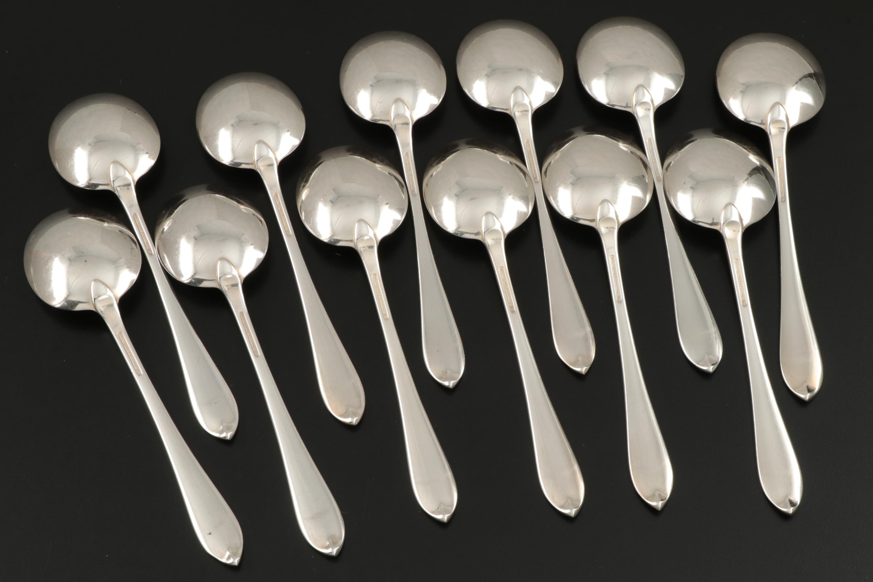 Tiffany & Co. "Faneuil" Sterling Silver Flatware and Serving Utensils, 1910–1947