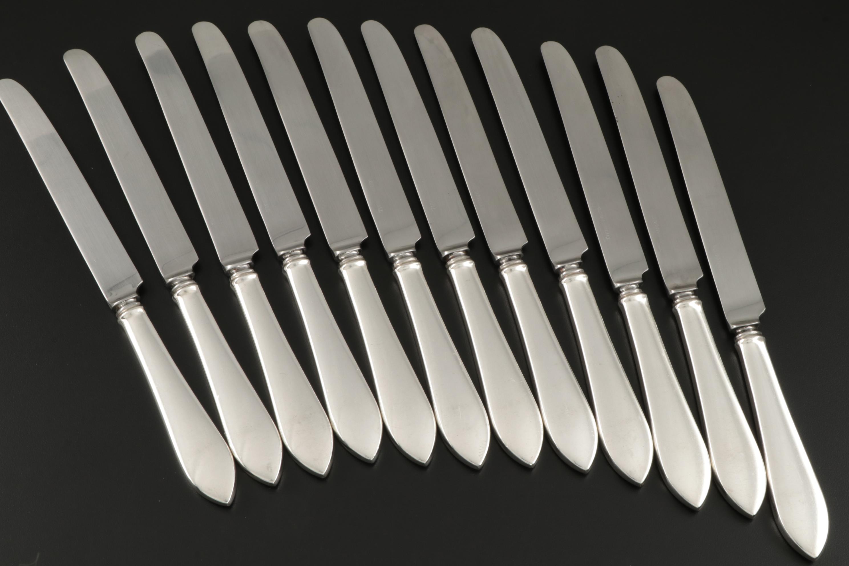 Tiffany & Co. "Faneuil" Sterling Silver Flatware and Serving Utensils, 1910–1947