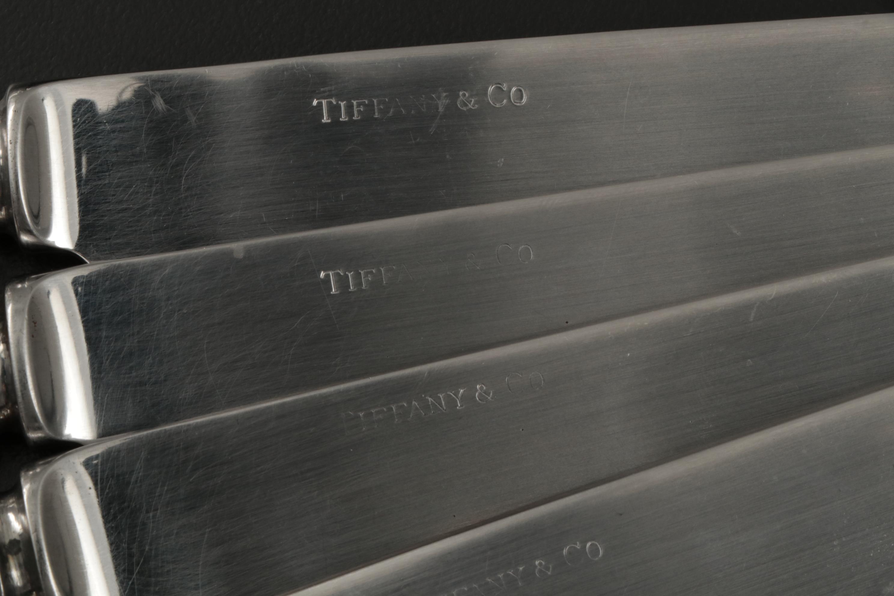 Tiffany & Co. "Faneuil" Sterling Silver Flatware and Serving Utensils, 1910–1947