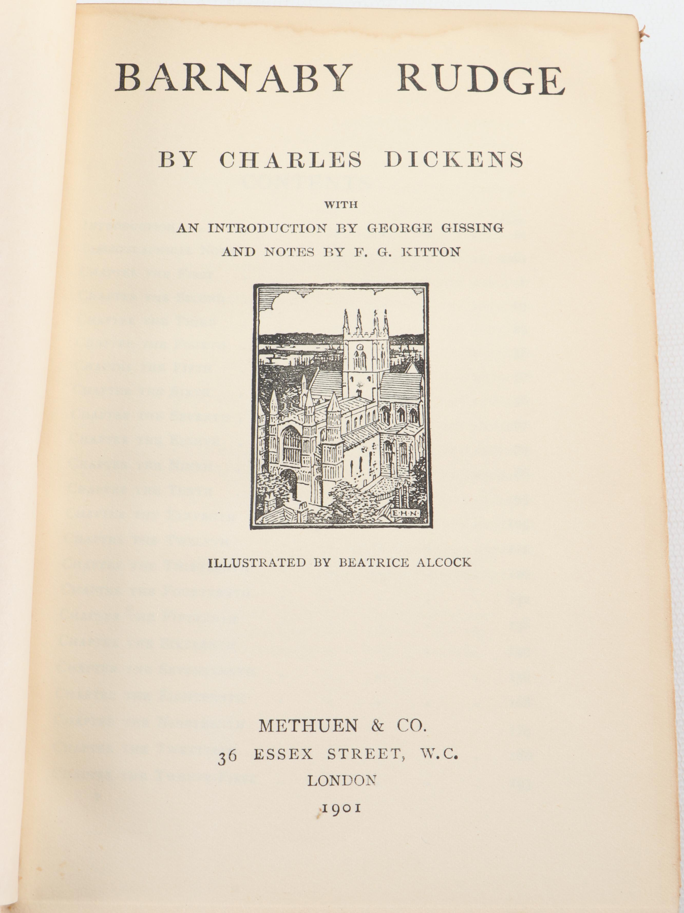 Illustrated "The Works of Charles Dickens" Rochester Edition, 1899–1901