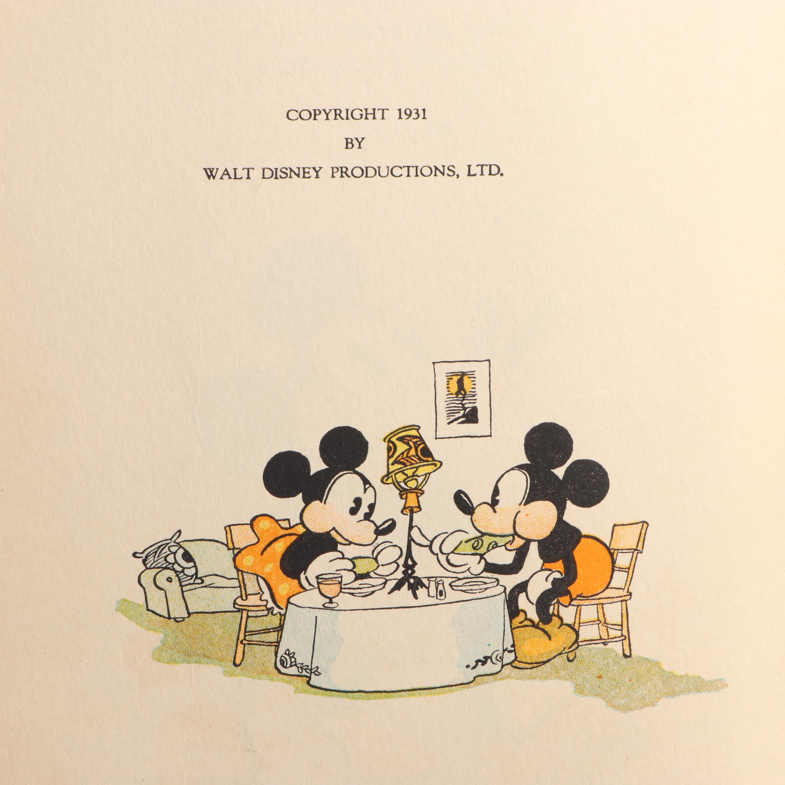 "The Adventures of Mickey Mouse: Book I" by the Walt Disney Studio, 1931