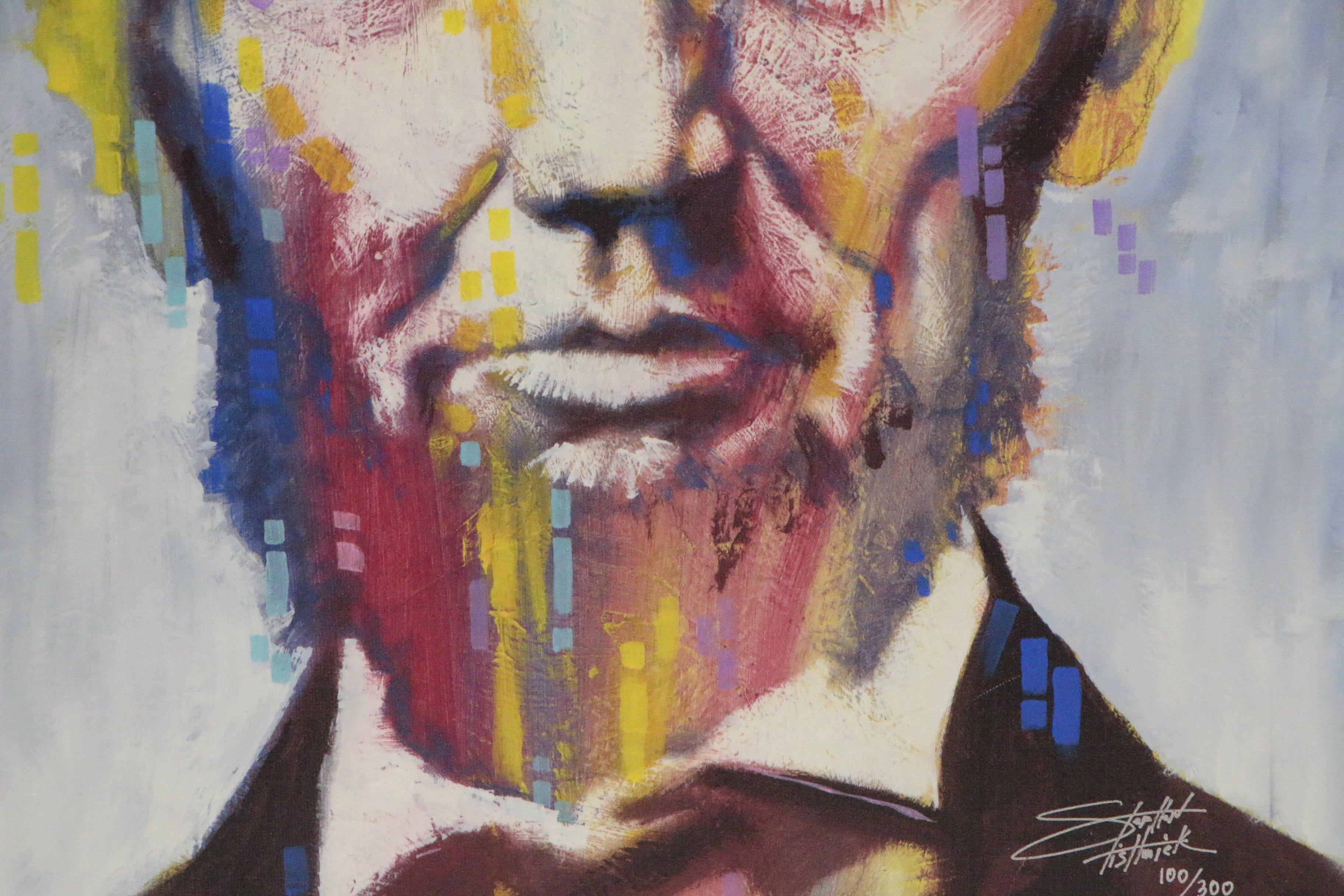 Stephen Fishwick Giclée "Abe", 21st Century