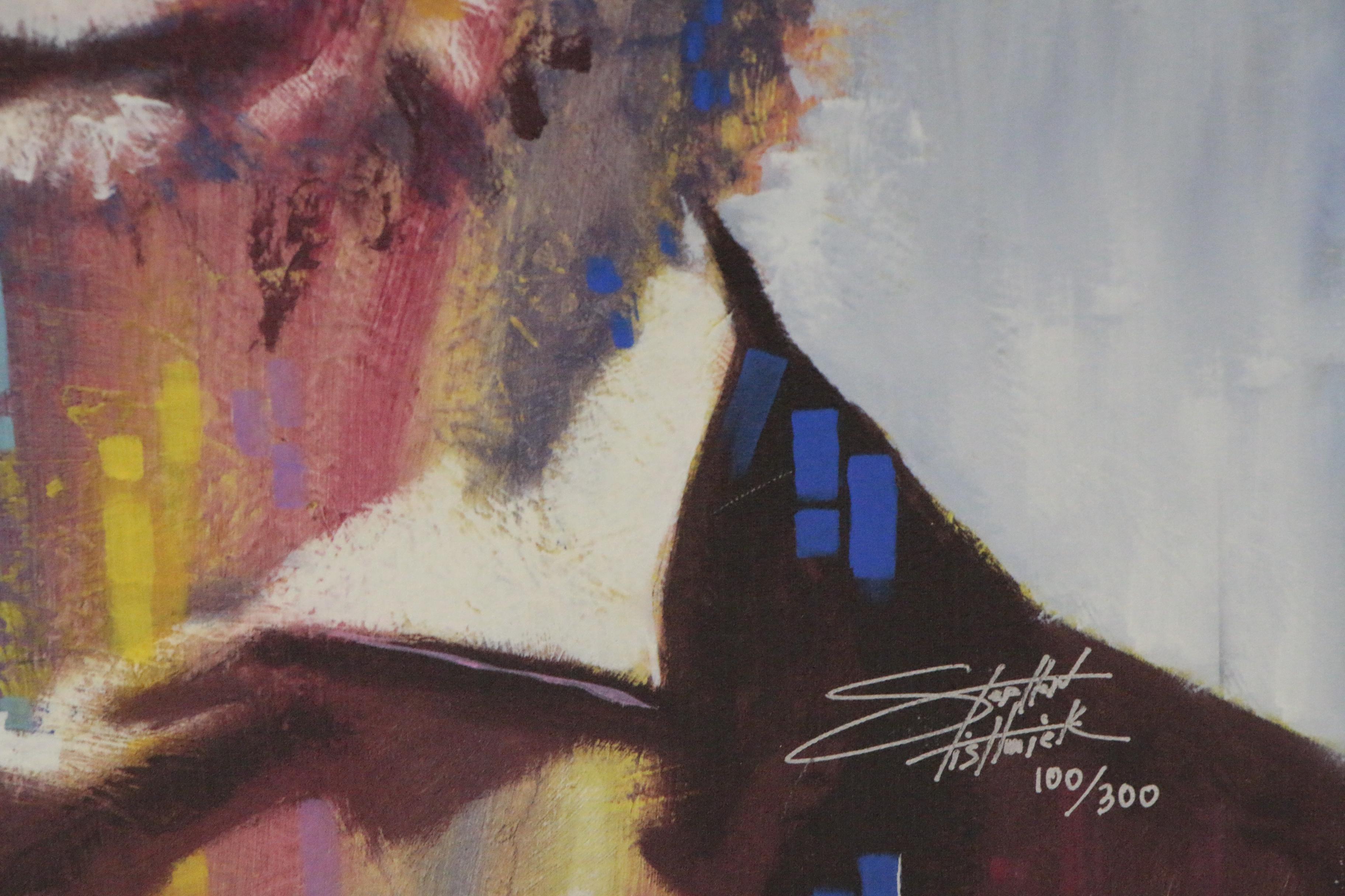 Stephen Fishwick Giclée "Abe", 21st Century