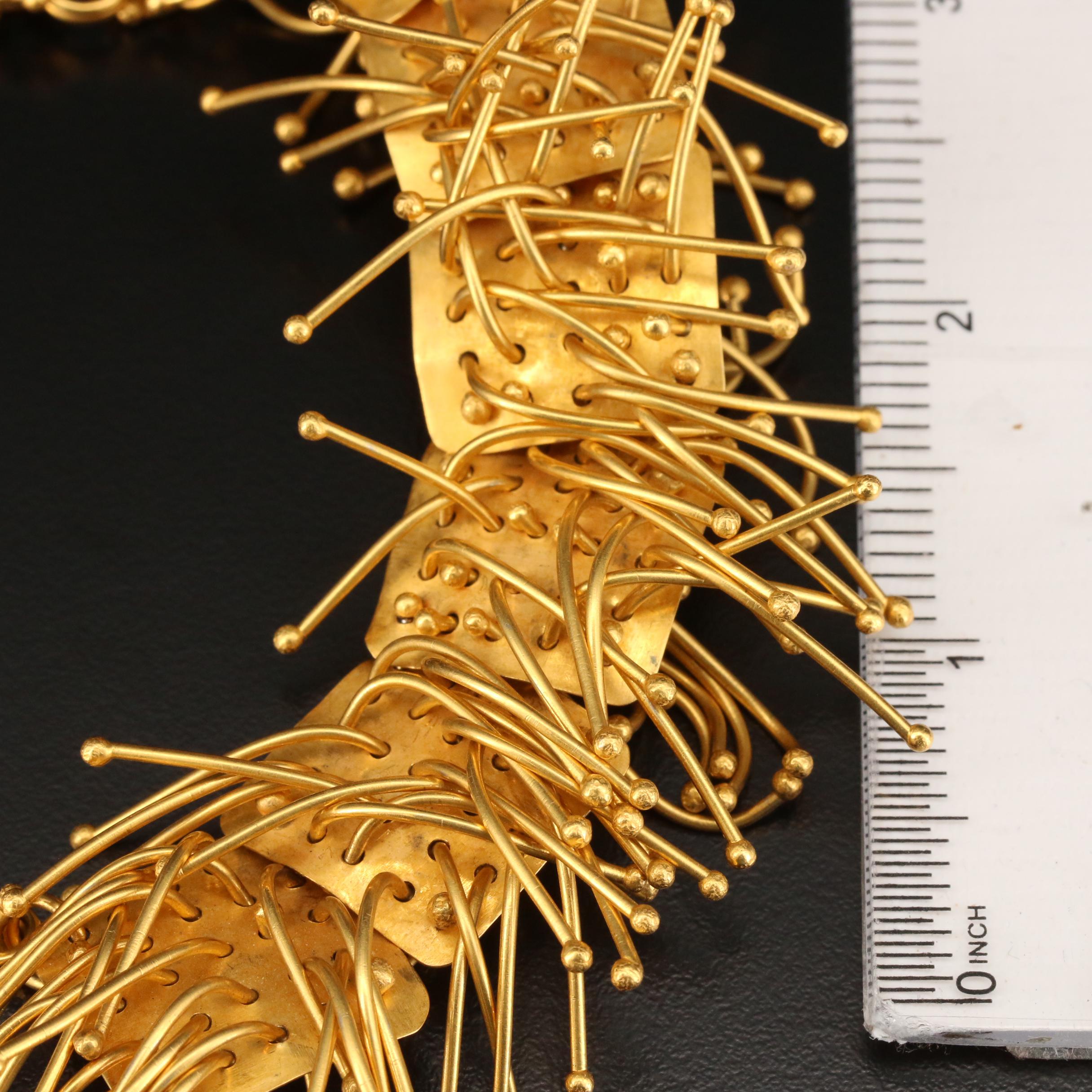 Izabel Lam Modernist "Willow" Necklace and Clip-On Earrings Set