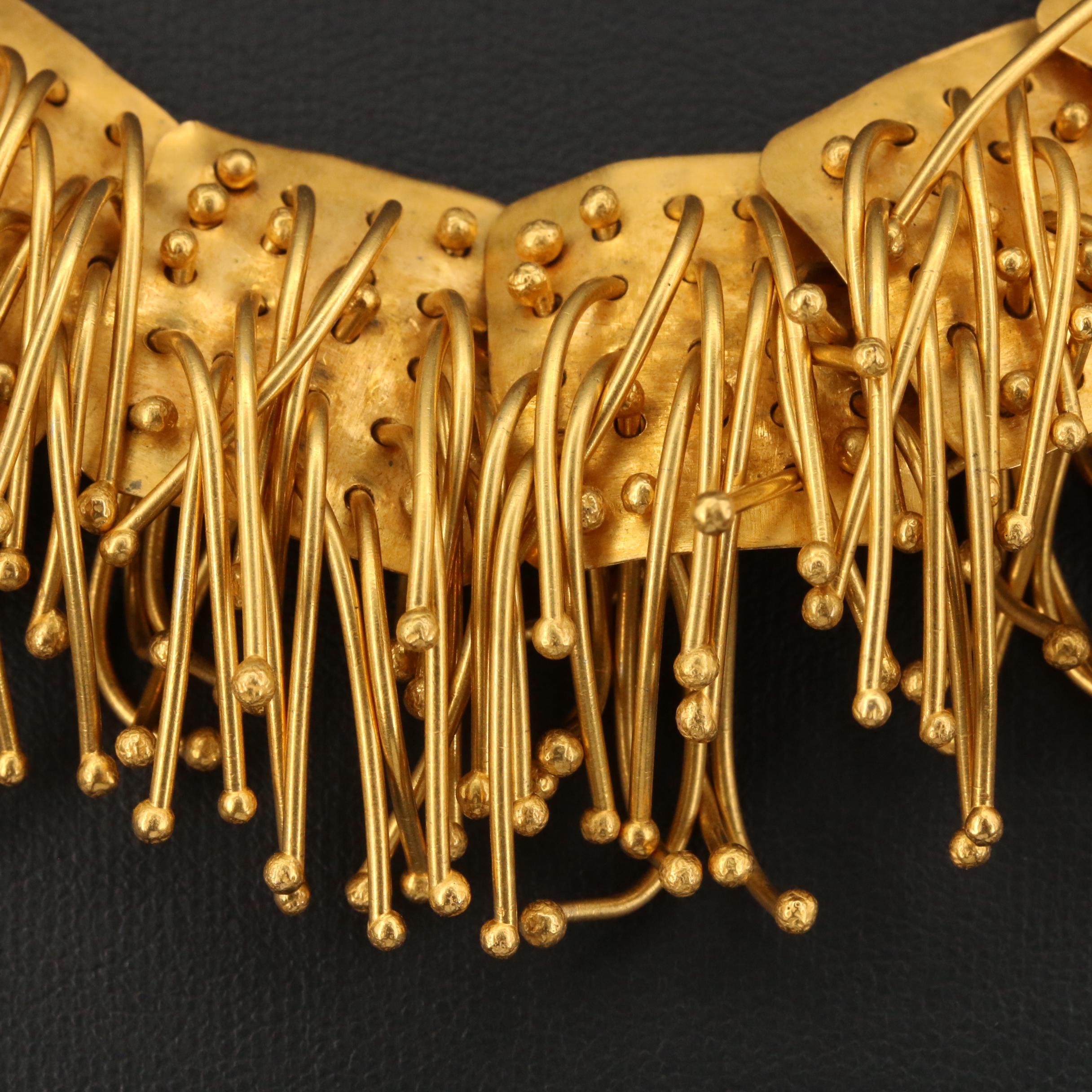 Izabel Lam Modernist "Willow" Necklace and Clip-On Earrings Set