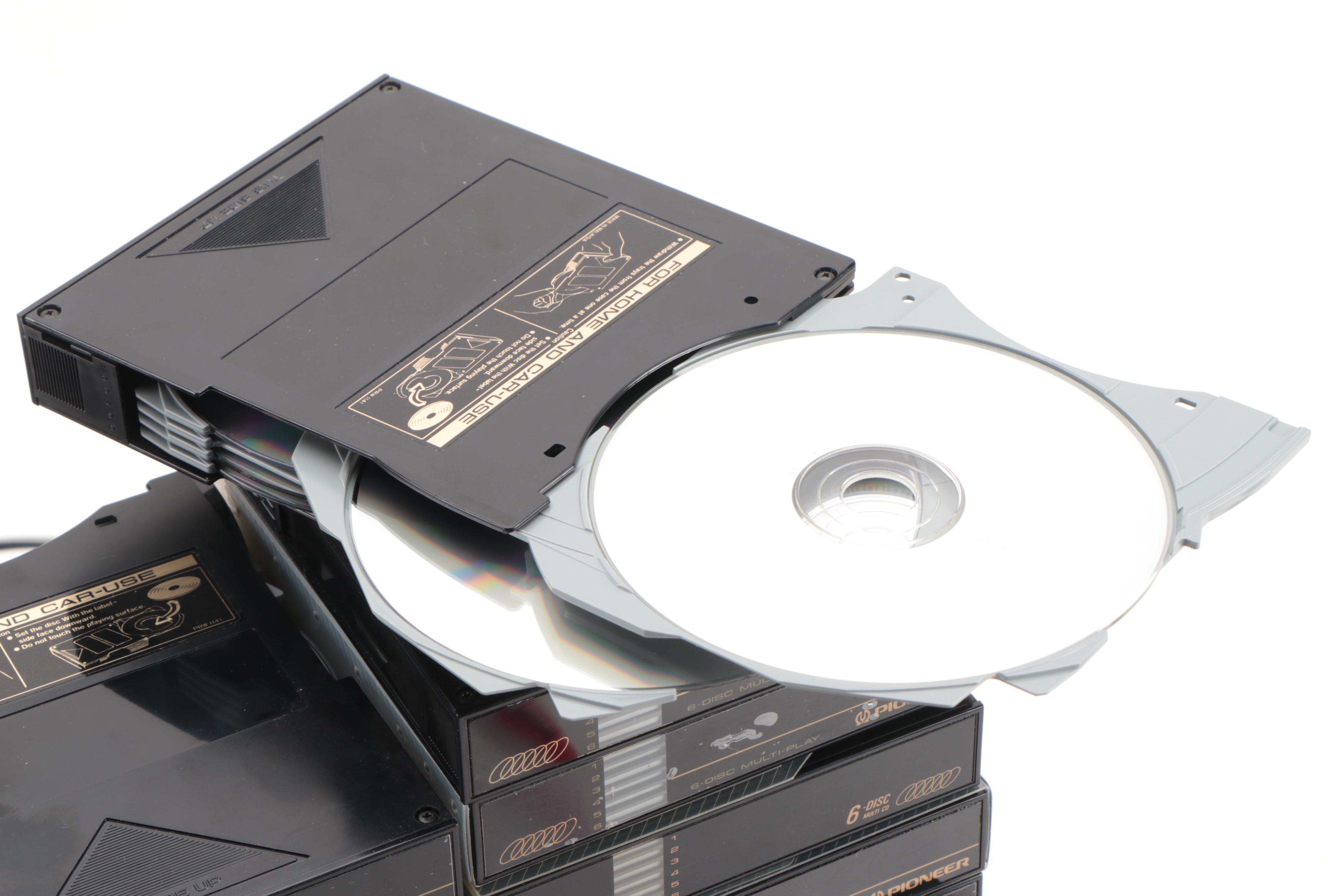 Sherwood Stereo Receiver with Pioneer Multi-Play Compact Disc Player and CDs