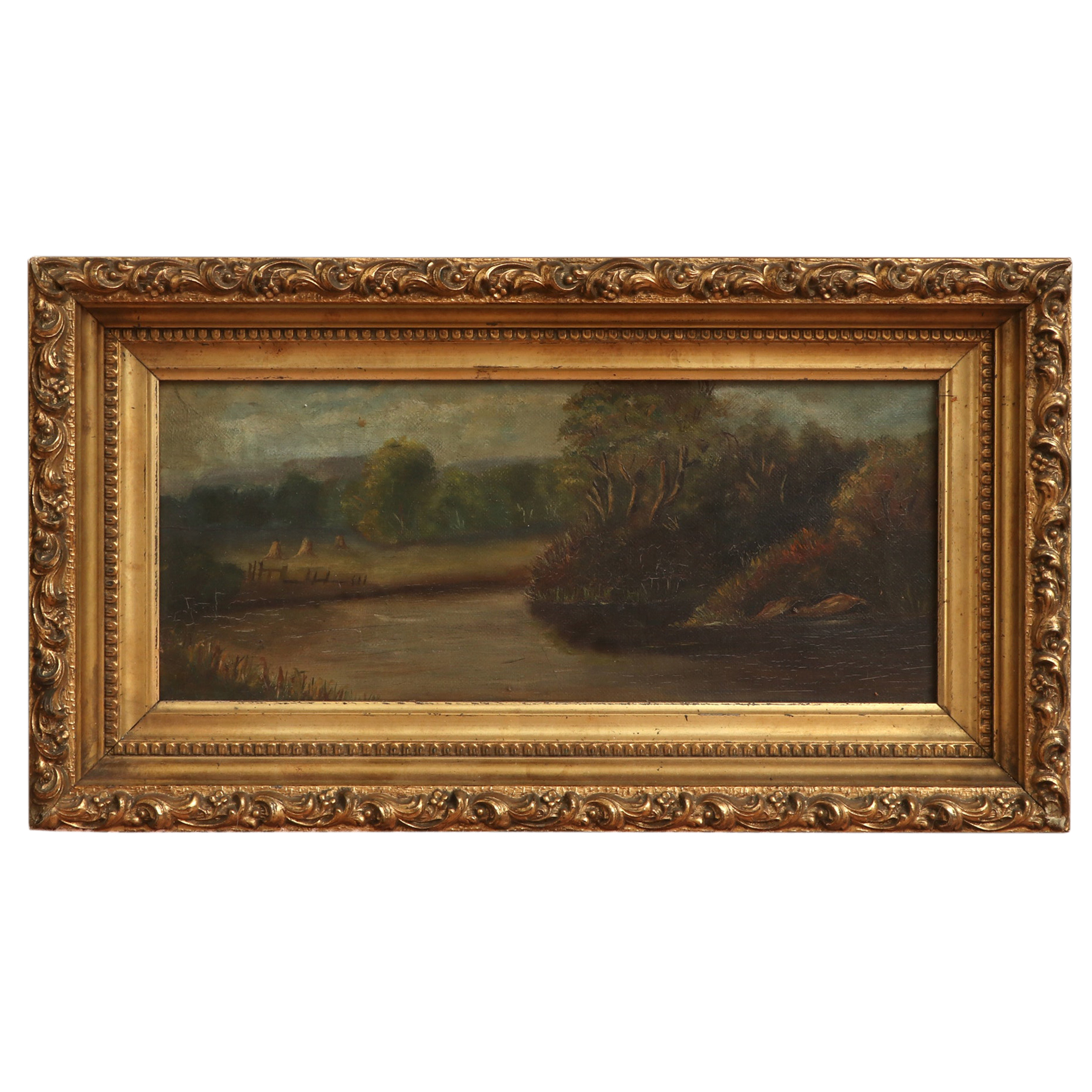 Landscape Oil Painting Attributed to Mary Crump, Late 19th Century