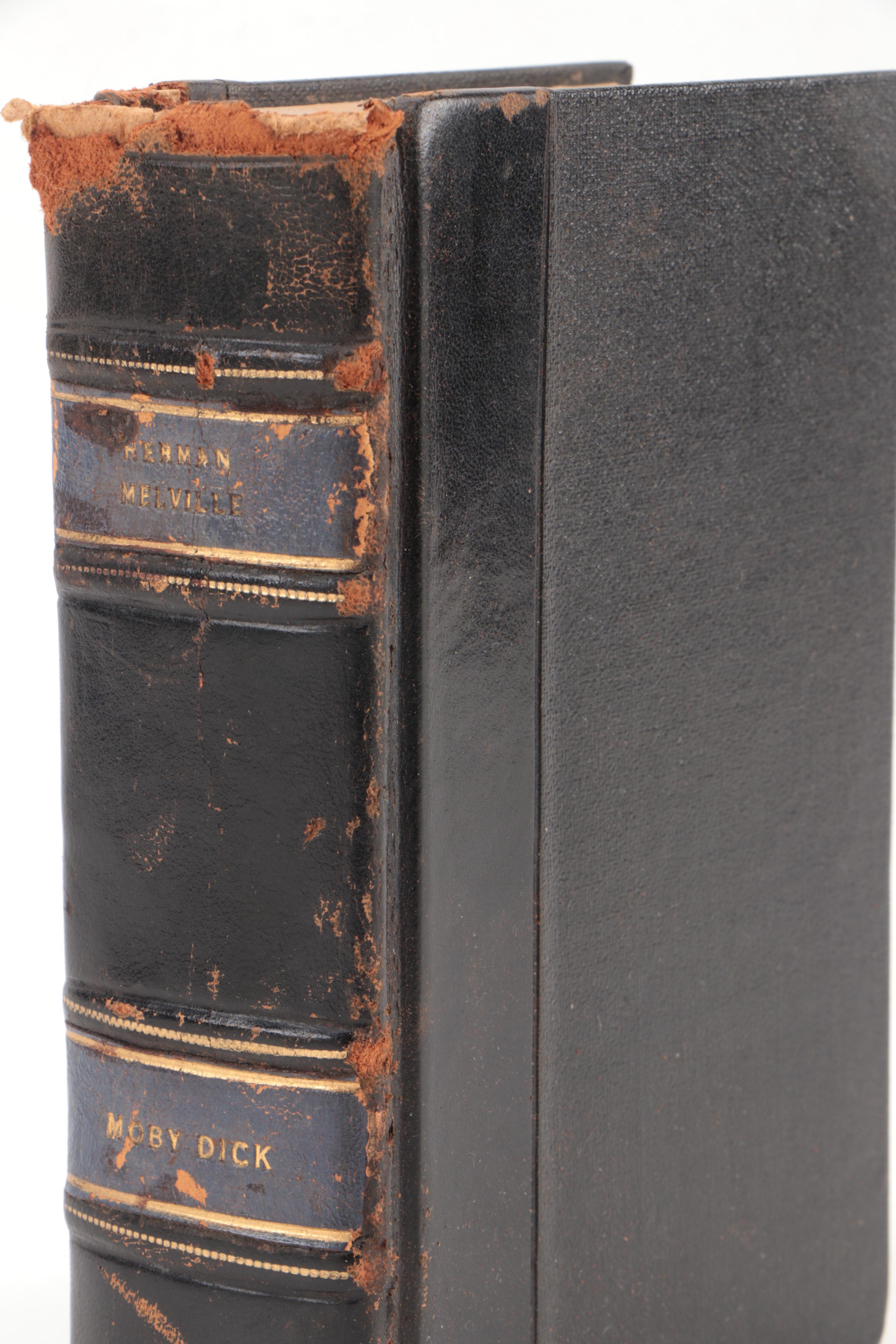 Leather Bound French Edition "Moby Dick" by Herman Melville, 1941