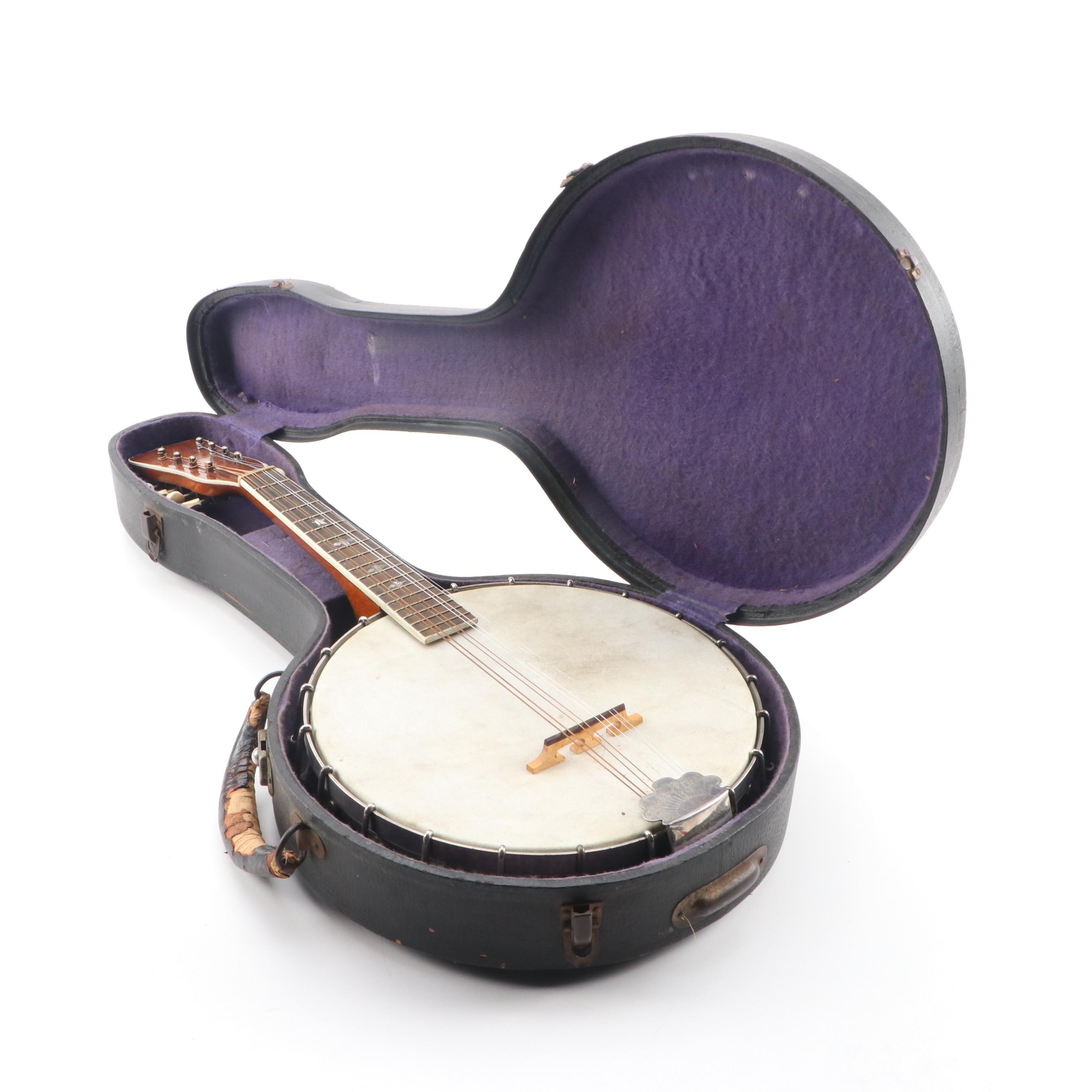 Banjolin with Case, 1930s