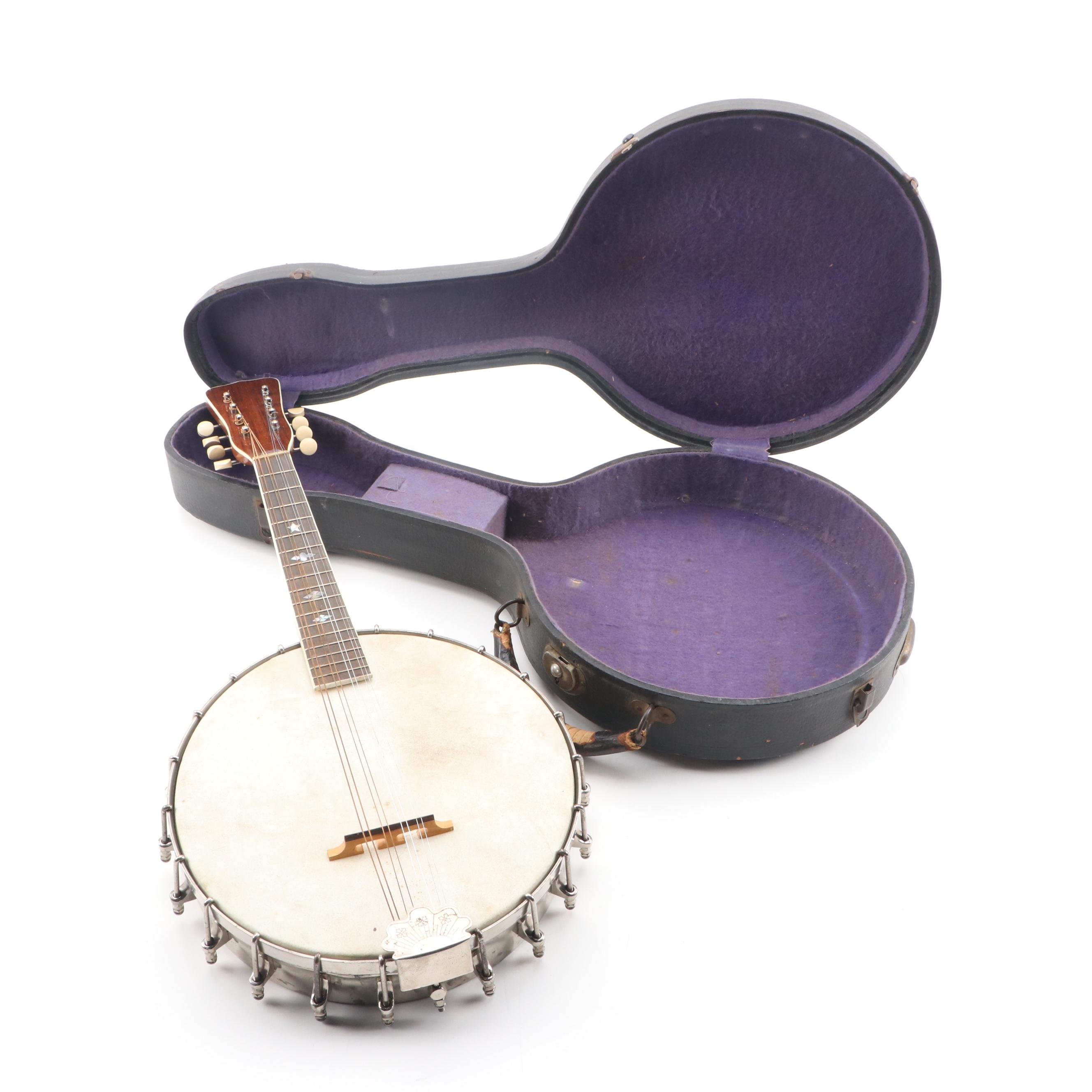 Banjolin with Case, 1930s