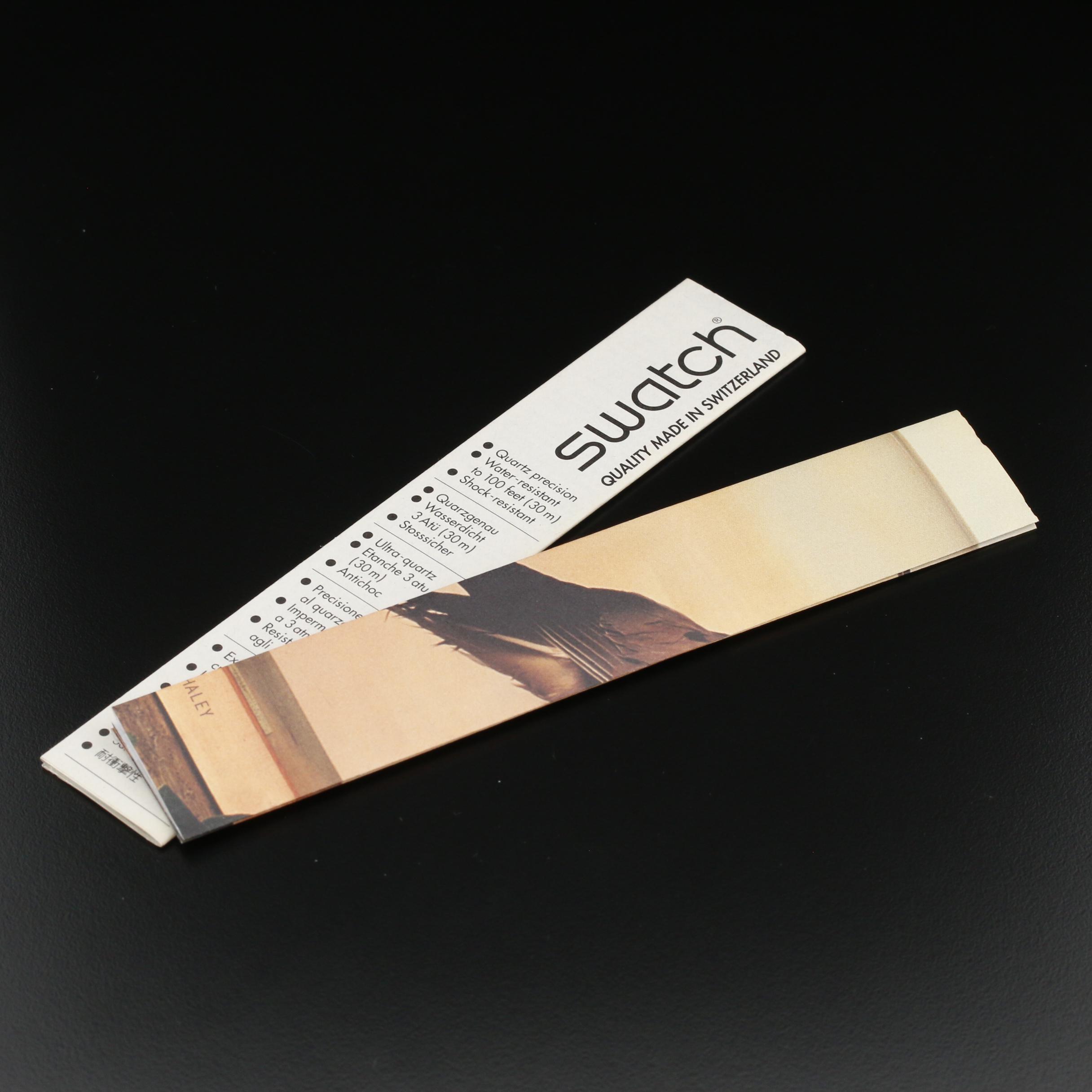 1997 Swatch "Ticking Brain" Plastic Quartz Watch