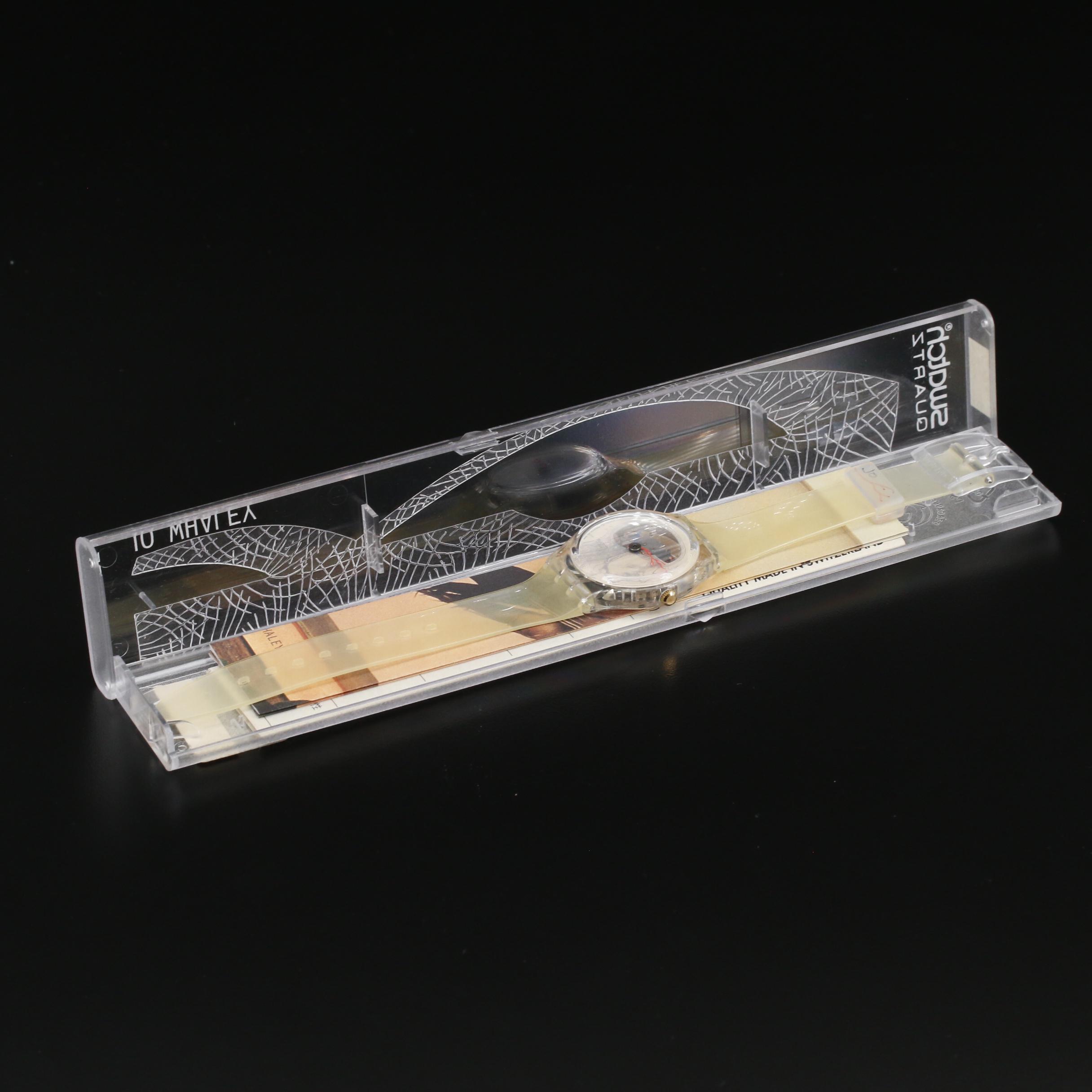 1997 Swatch "Ticking Brain" Plastic Quartz Watch