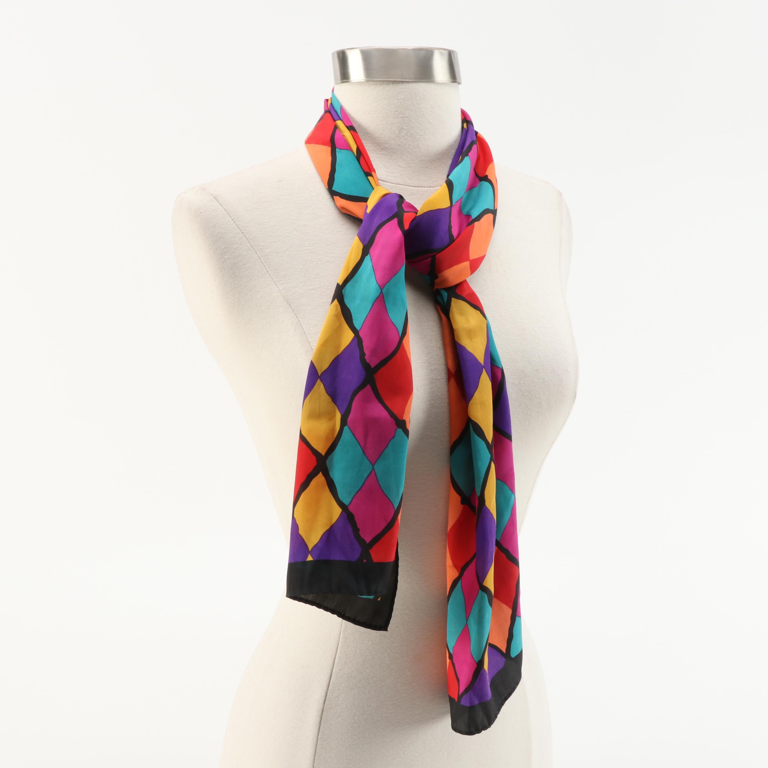 Symphony, Laurel Burch, Liz Claiborne and Other Colorful Silk Scarves