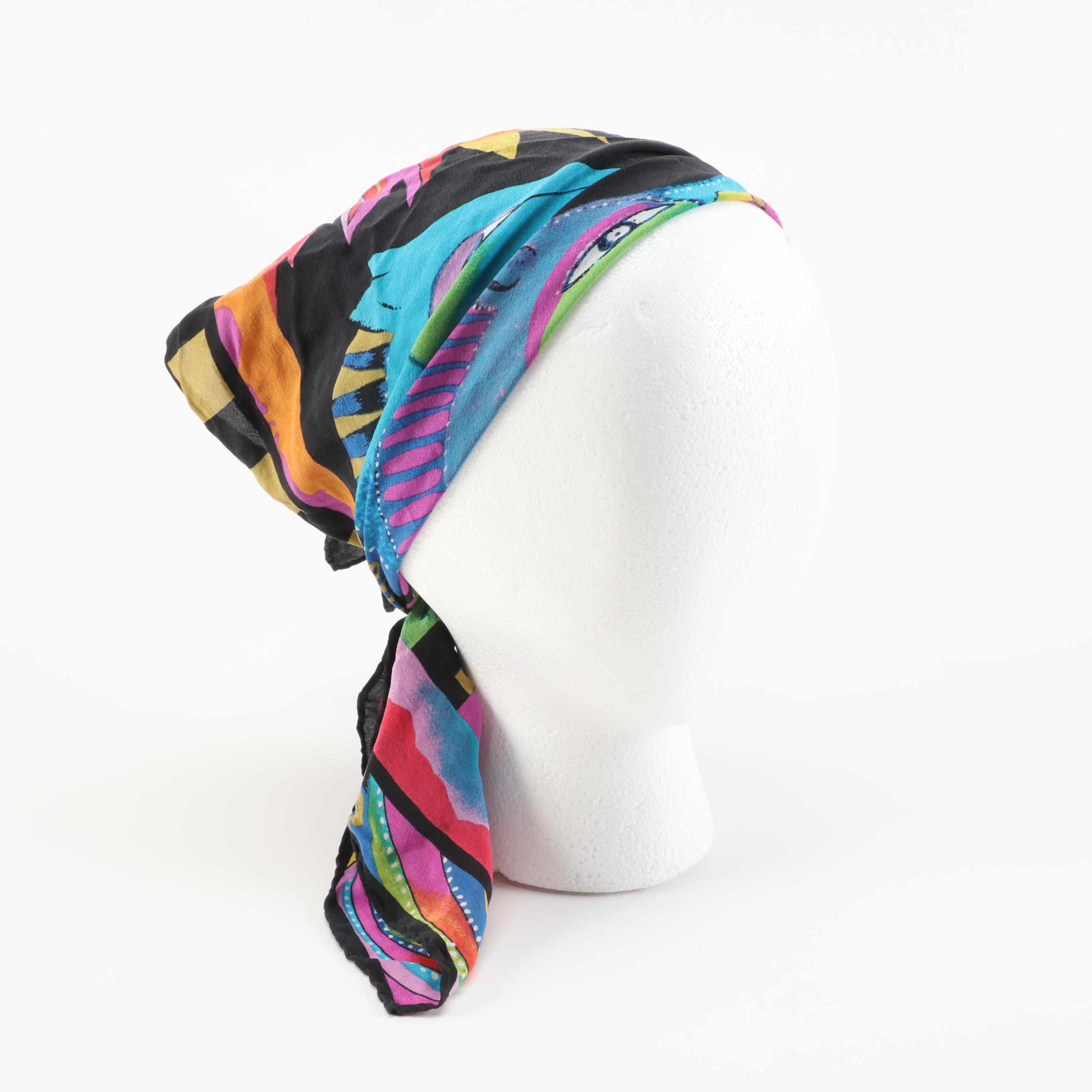 Symphony, Laurel Burch, Liz Claiborne and Other Colorful Silk Scarves