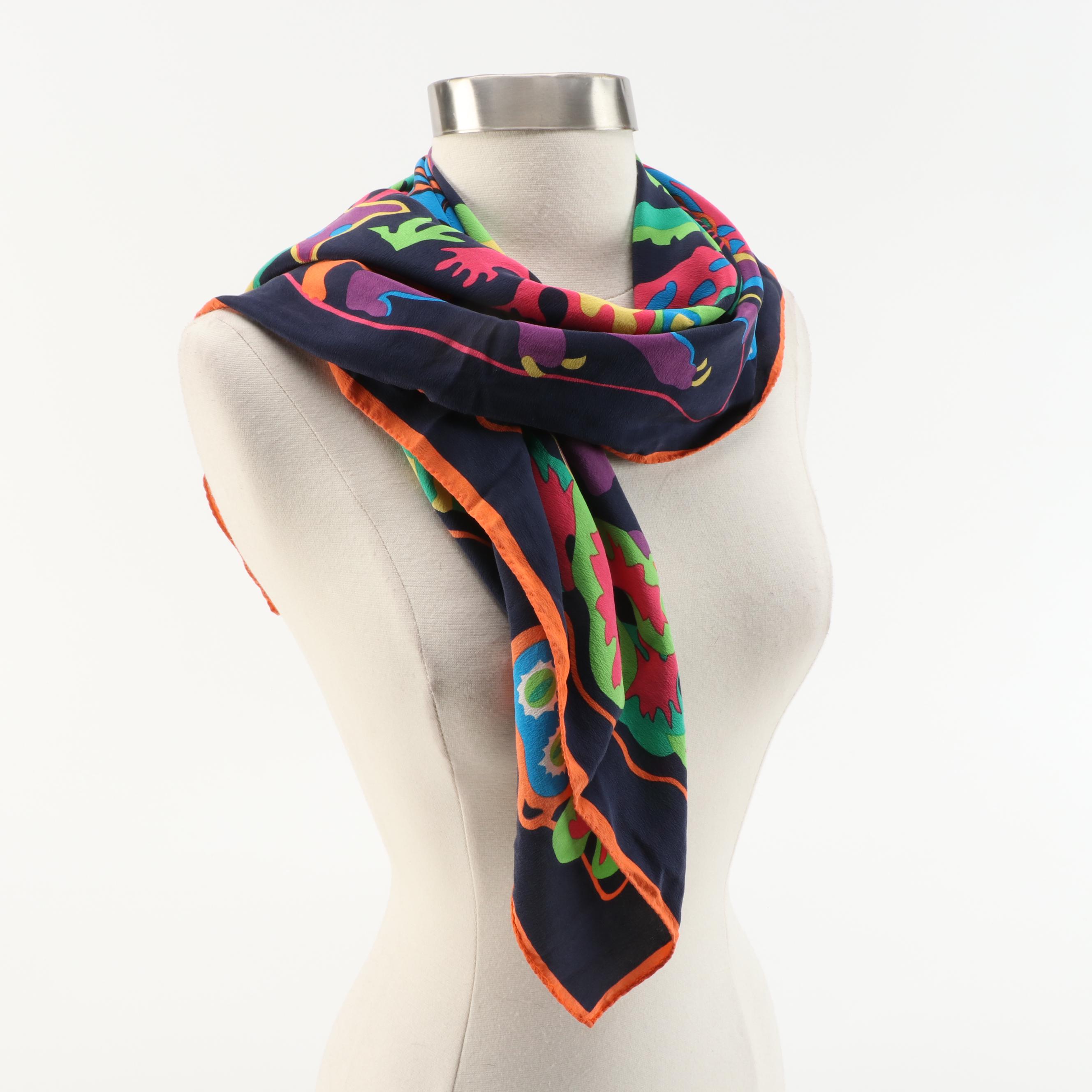 Symphony, Laurel Burch, Liz Claiborne and Other Colorful Silk Scarves