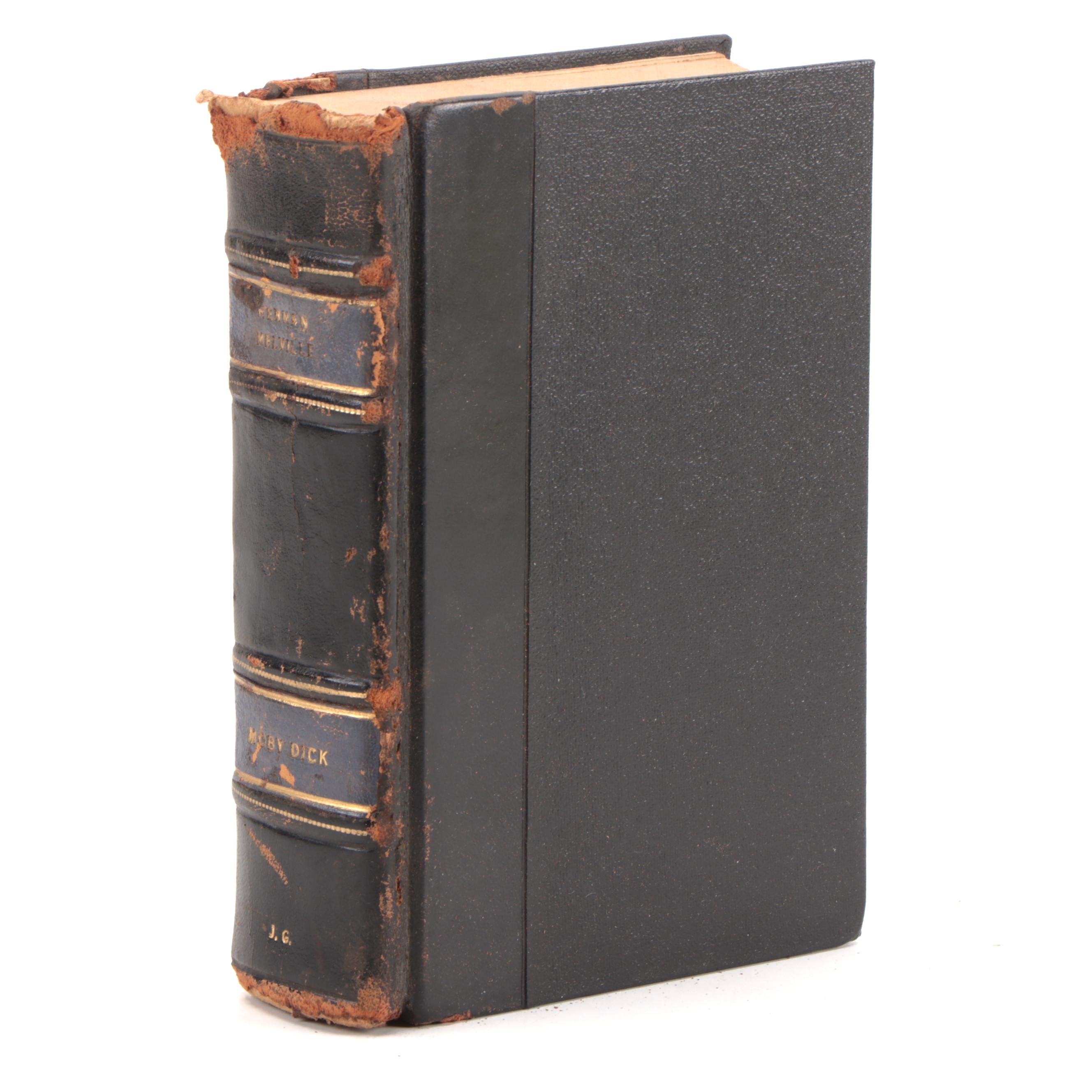 Leather Bound French Edition "Moby Dick" by Herman Melville, 1941