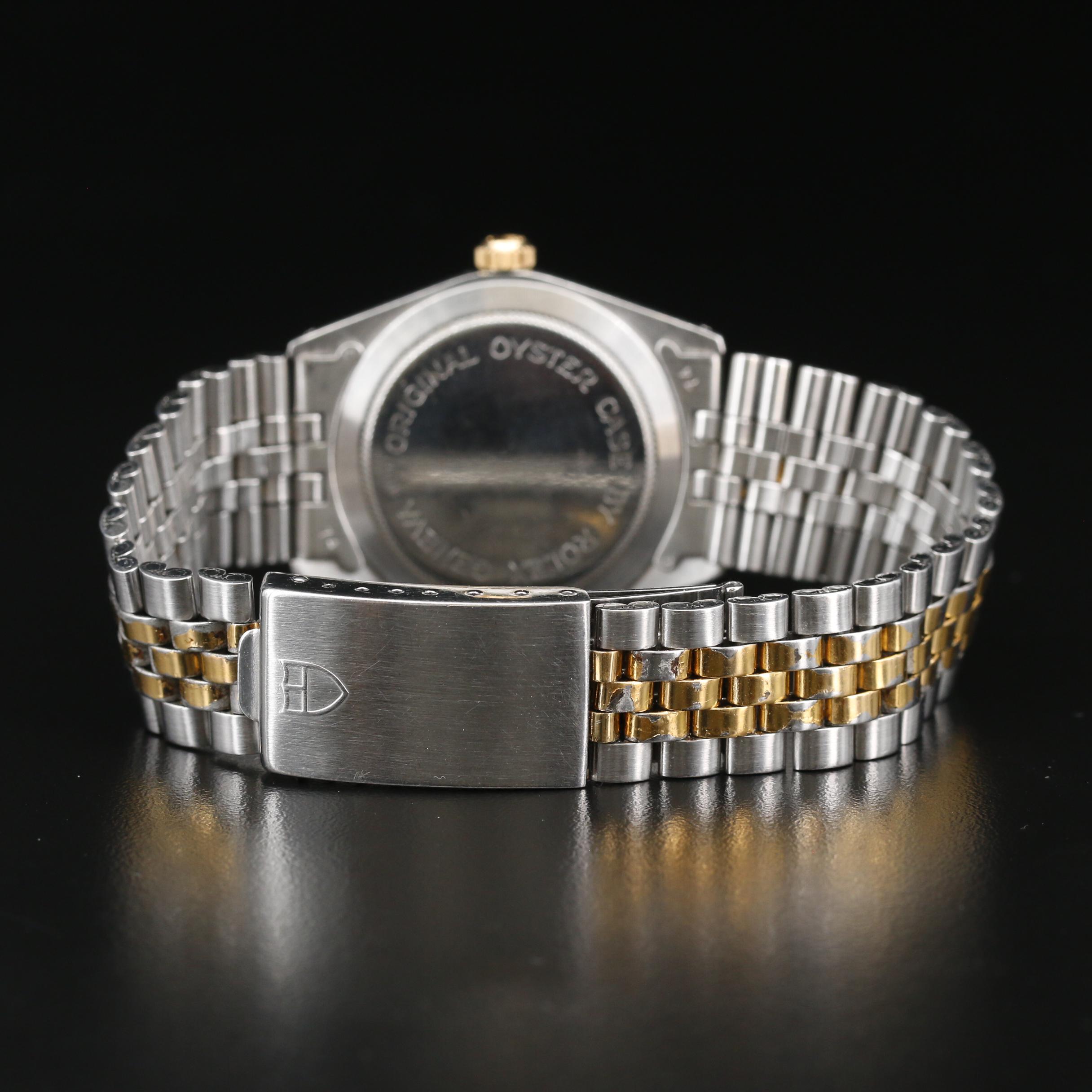 1983 Tudor Prince Oysterdate 14K Gold and Stainless Steel Automatic Watch