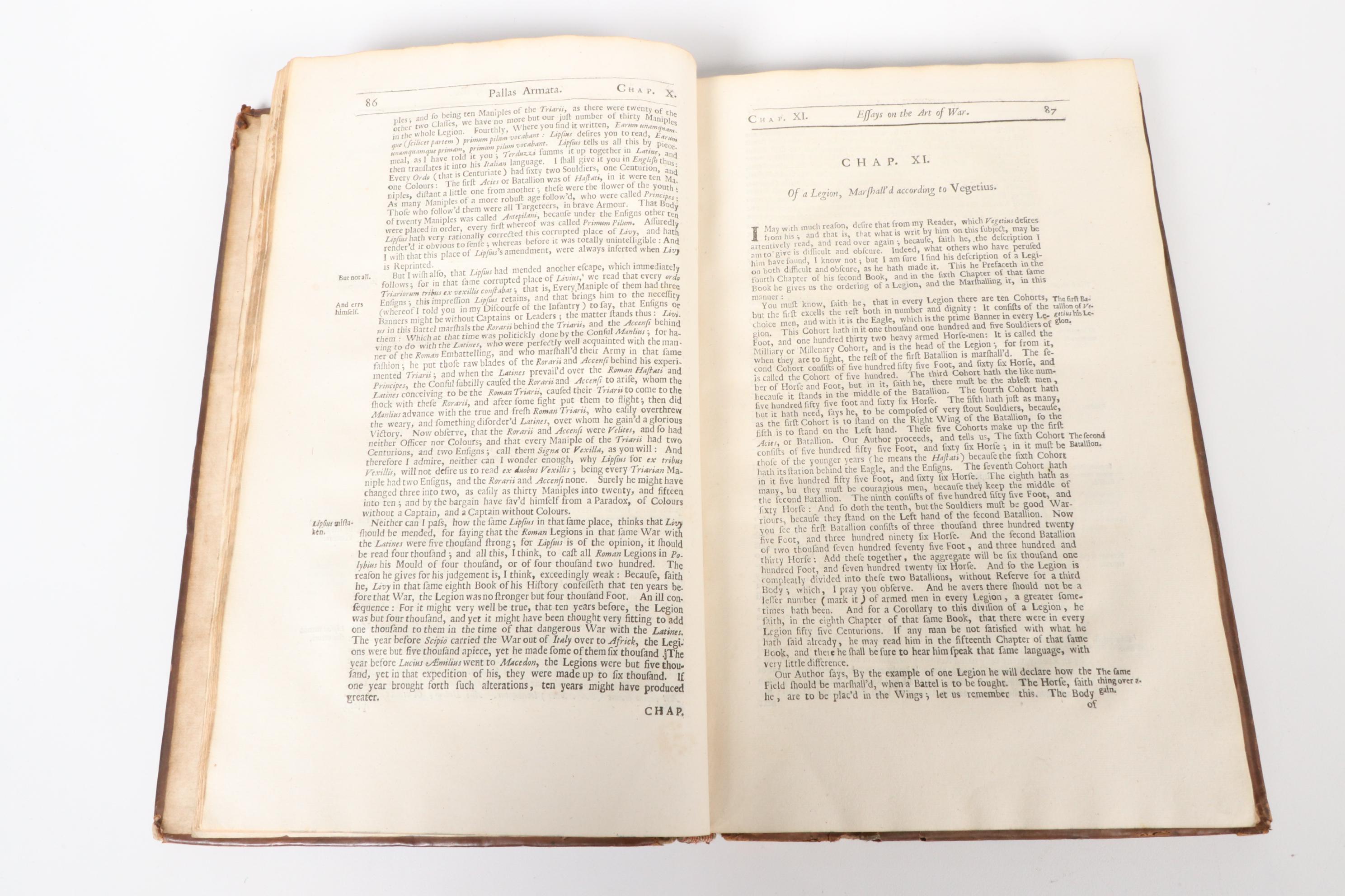 First Printing "Pallas Armata: Military Essayes" by Sir James Turner, 1683