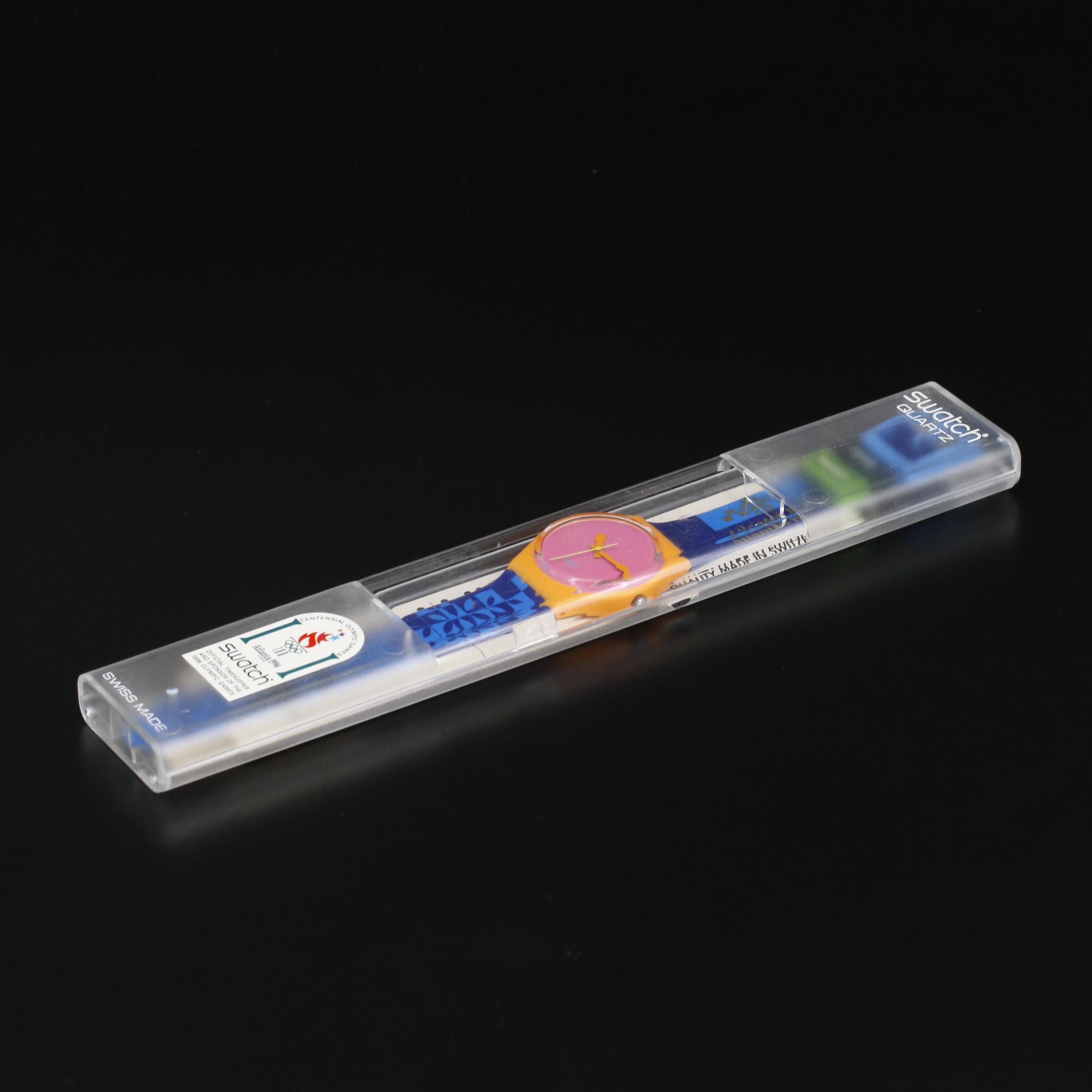 1996 Swatch Olympics Atlanta Staff Plastic Quartz Watch