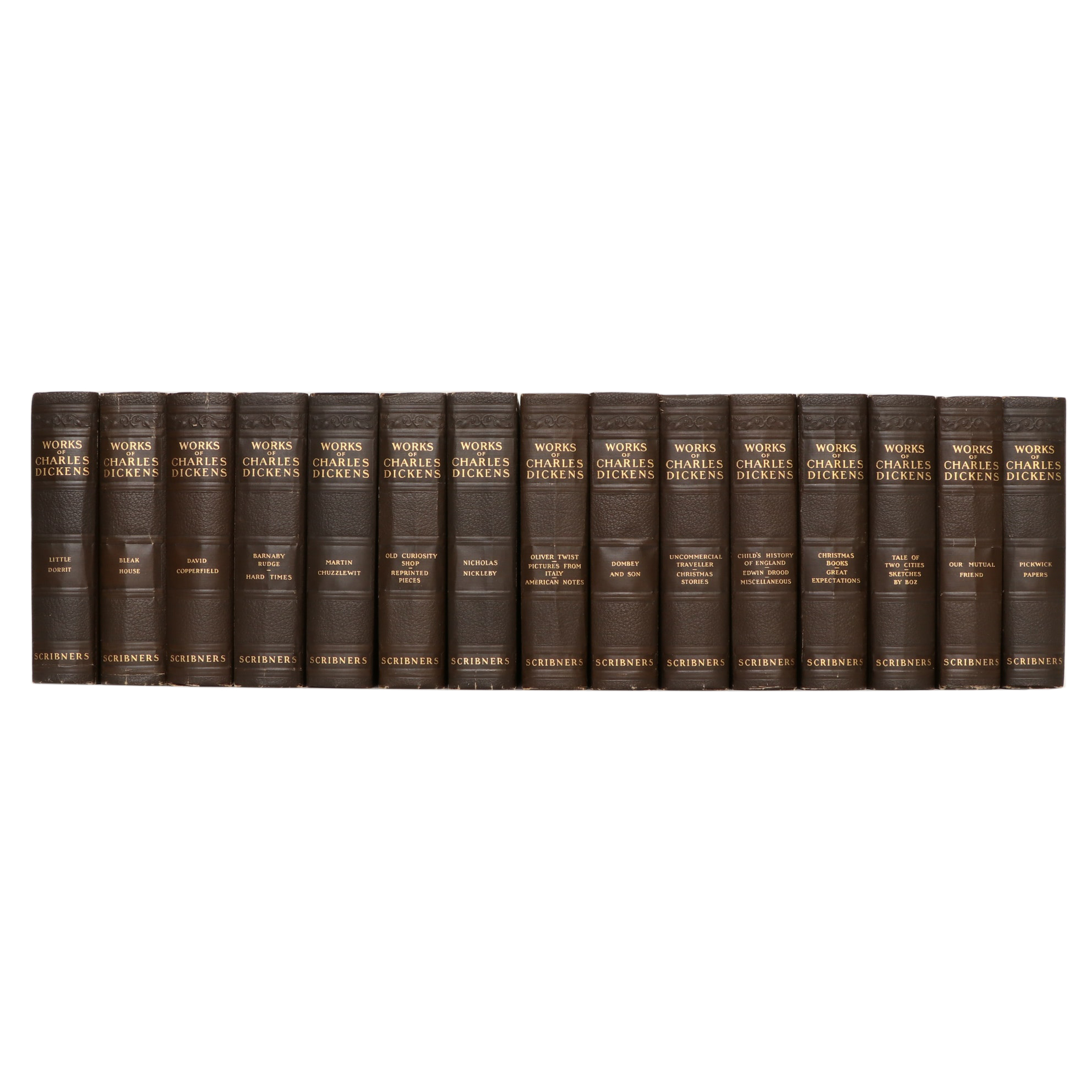 Illustrated "Works of Charles Dickens" Fifteen-Volume Set, 1926