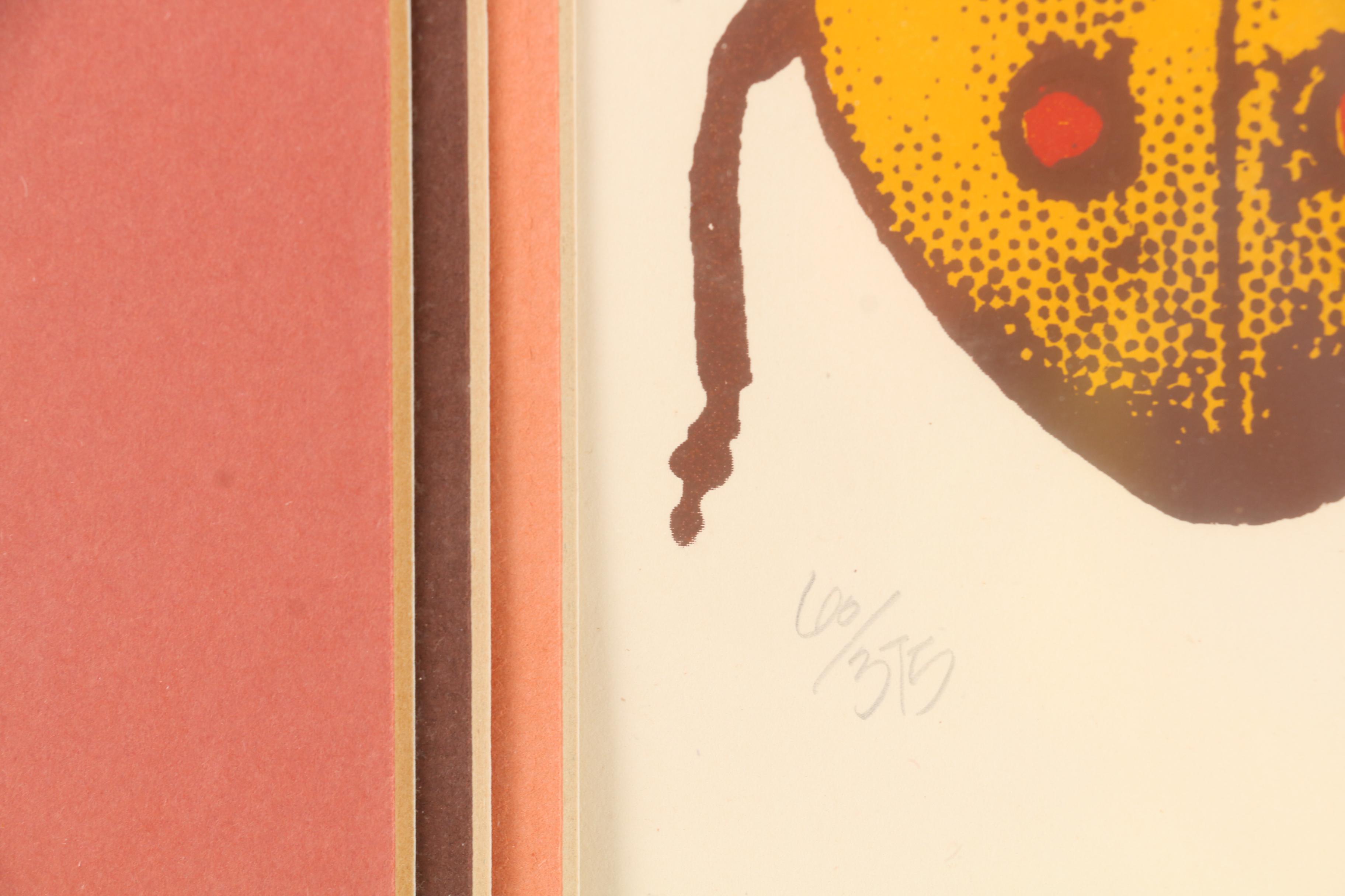 William Omurcada Serigraph "On Your Mark, Get Set...", 1975