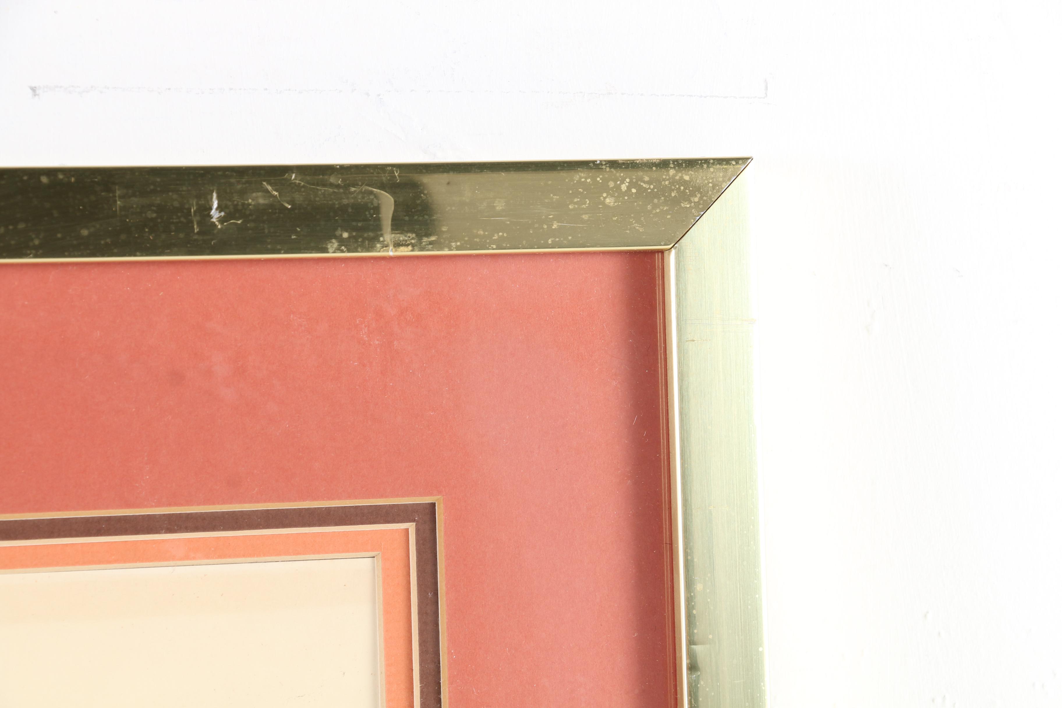 William Omurcada Serigraph "On Your Mark, Get Set...", 1975