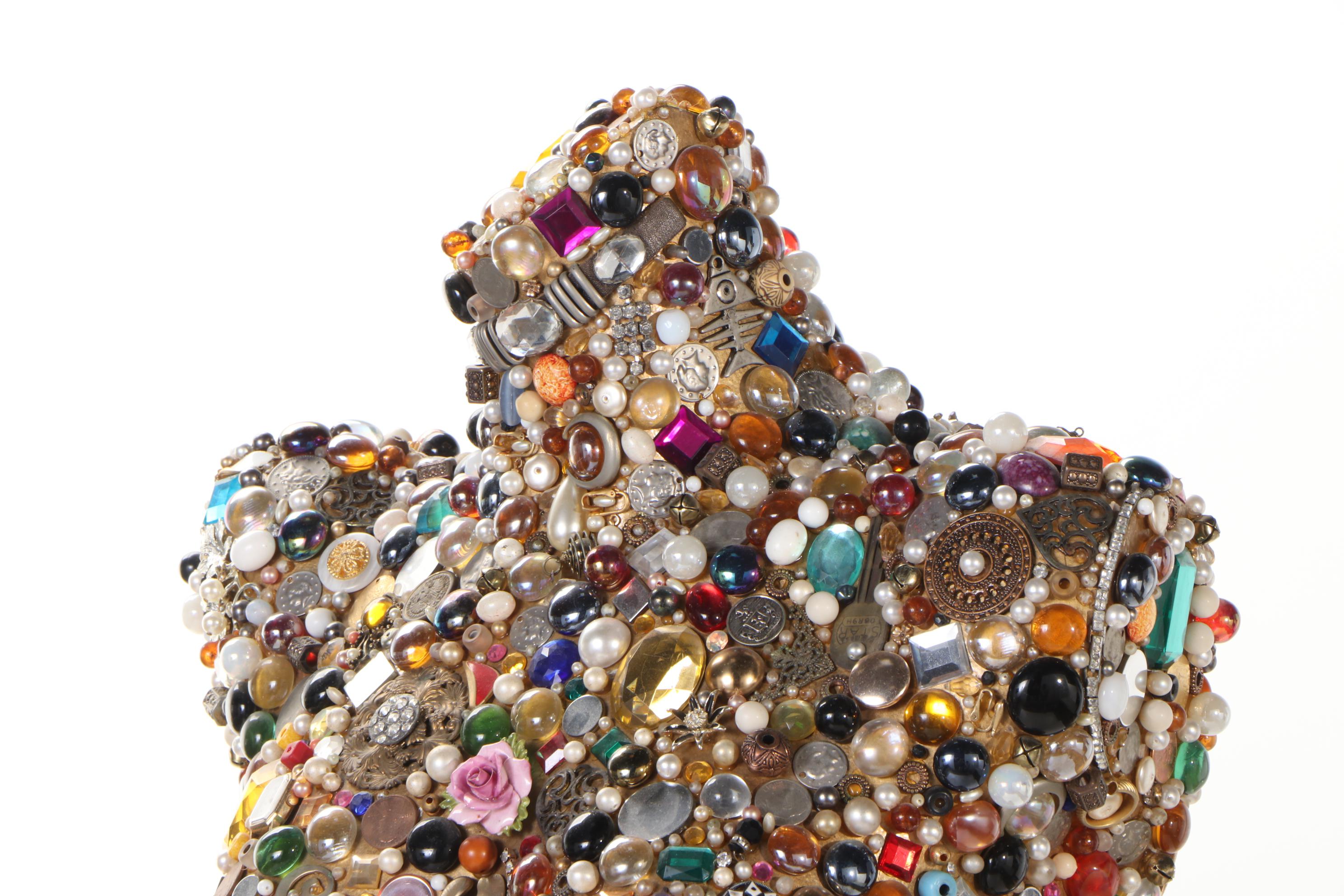 Mixed Media Assemblage Figural Sculpture, 21st Century