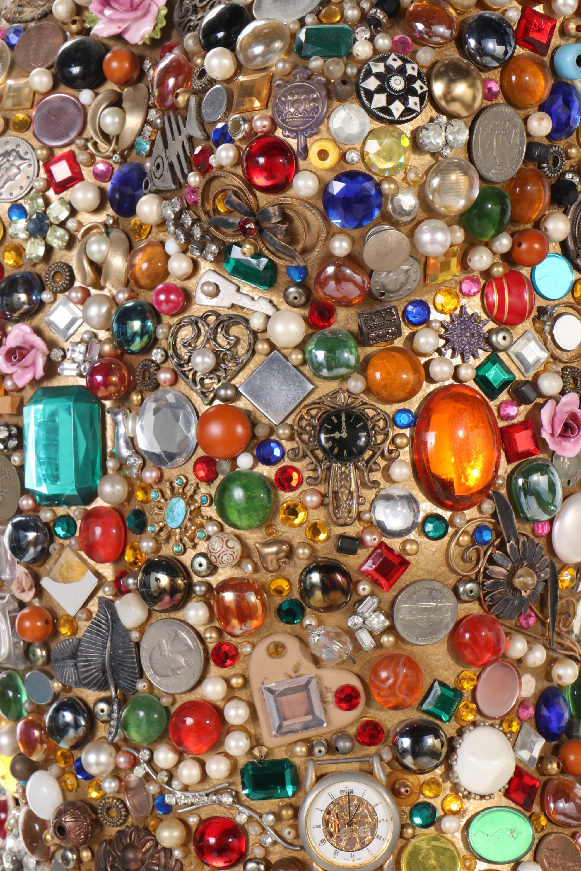 Mixed Media Assemblage Figural Sculpture, 21st Century