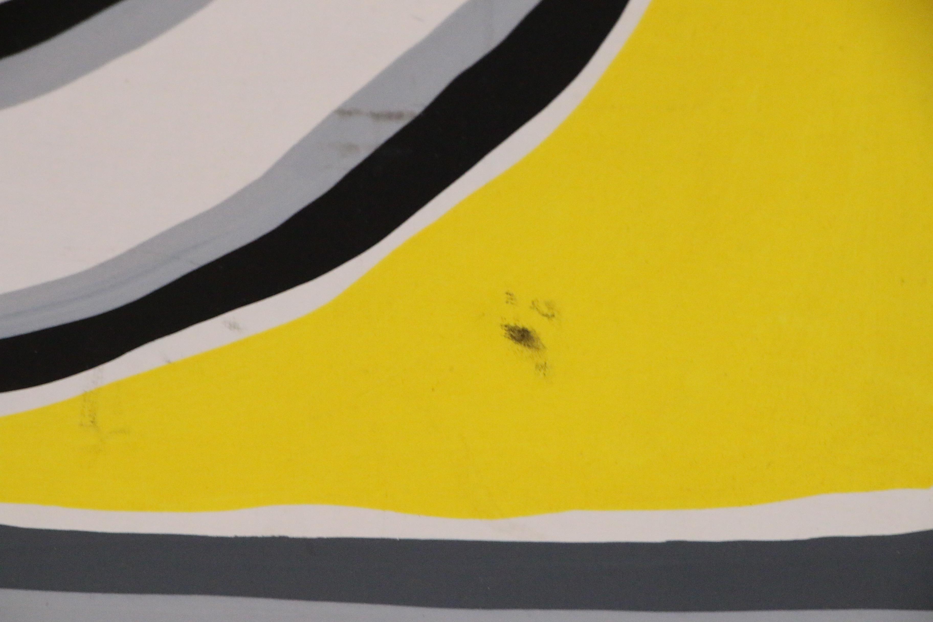 Achillo "Achi" Sullo Abstract Organic Form Acrylic Painting, circa 1968