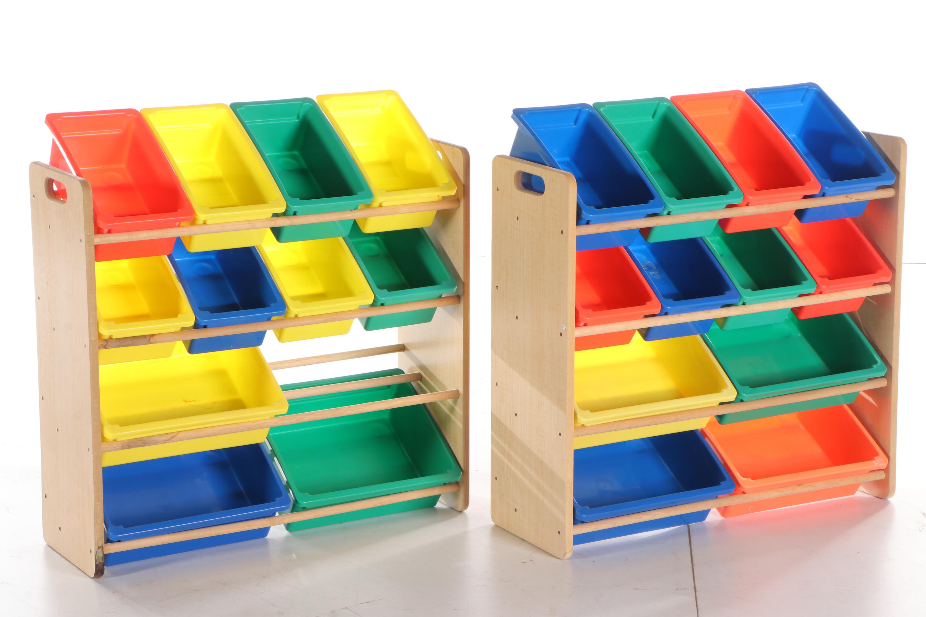 Little Tikes Interlocking Blocks and Toy Storage Organizer Bins