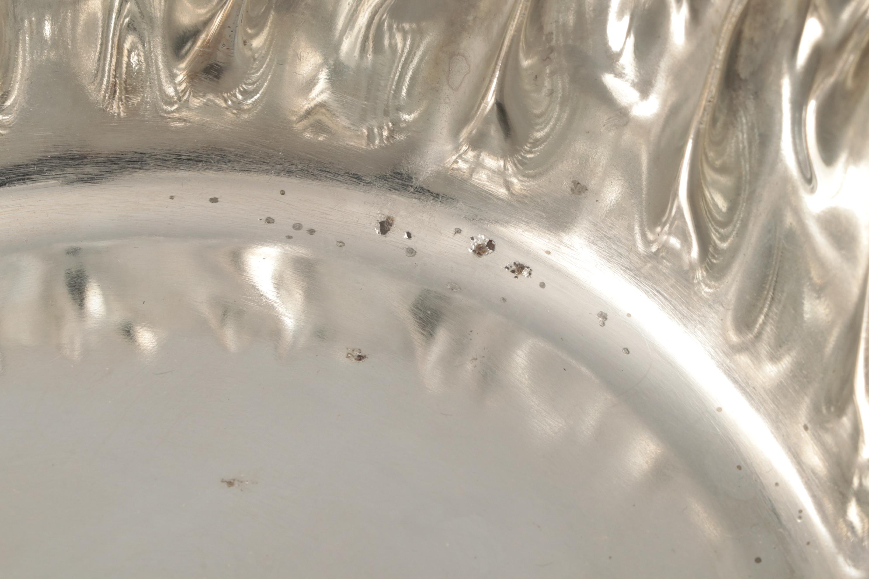 Empire Silver Co. Silver Plate Serving Bowl with Squirrels