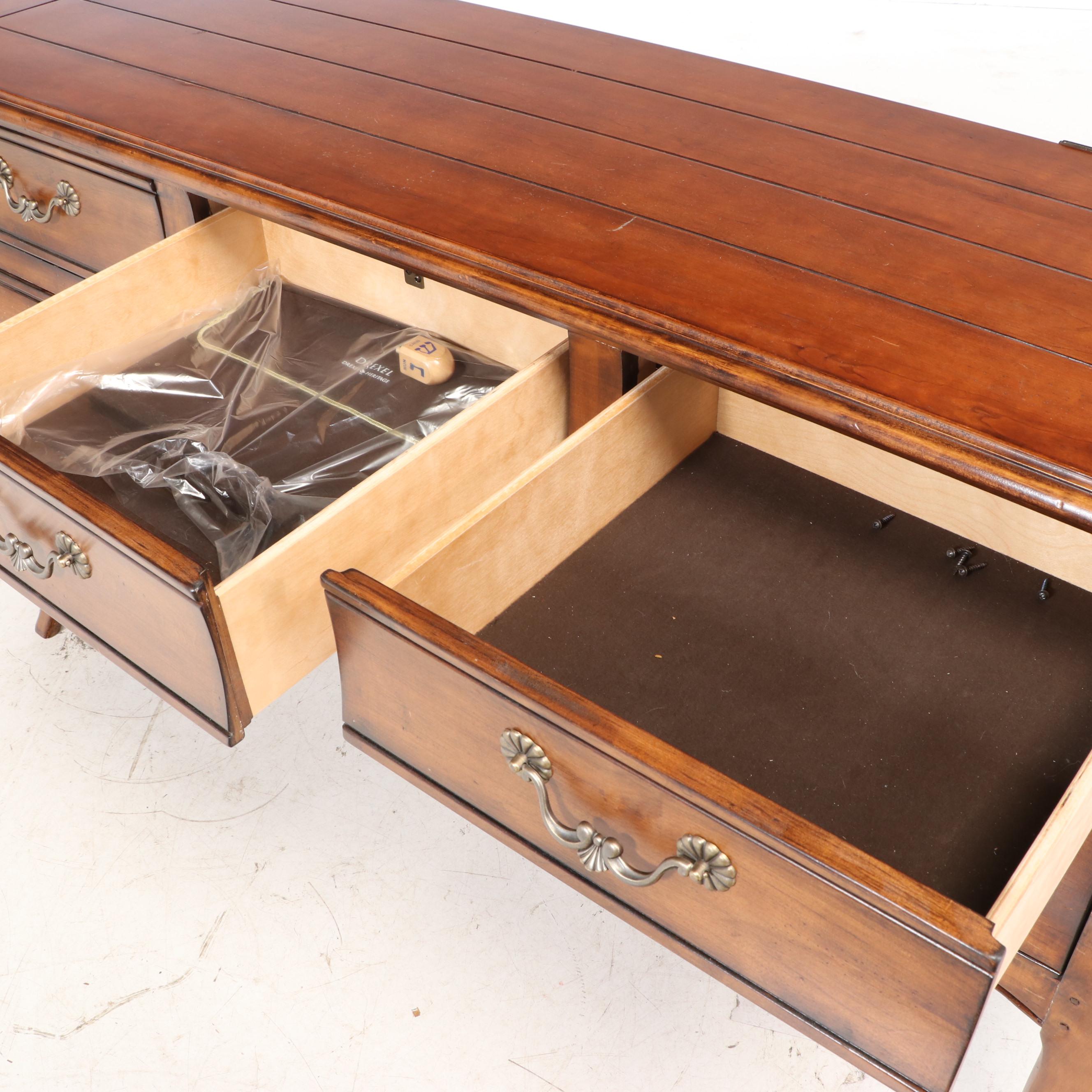 Drexel Heritage "Accents Français" Cherrywood Bombé Buffet