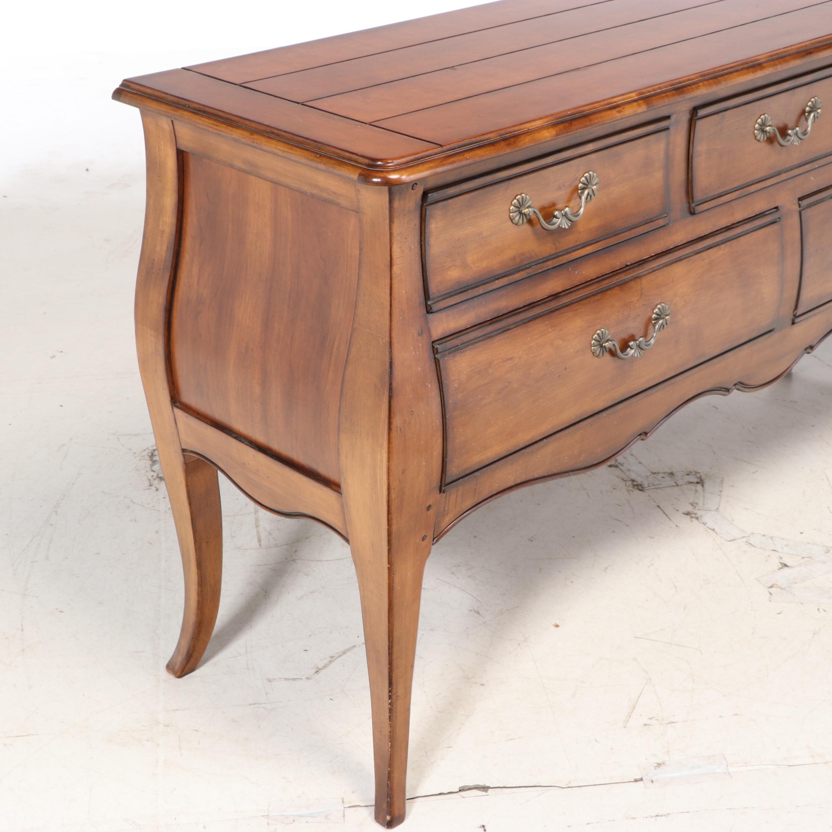 Drexel Heritage "Accents Français" Cherrywood Bombé Buffet