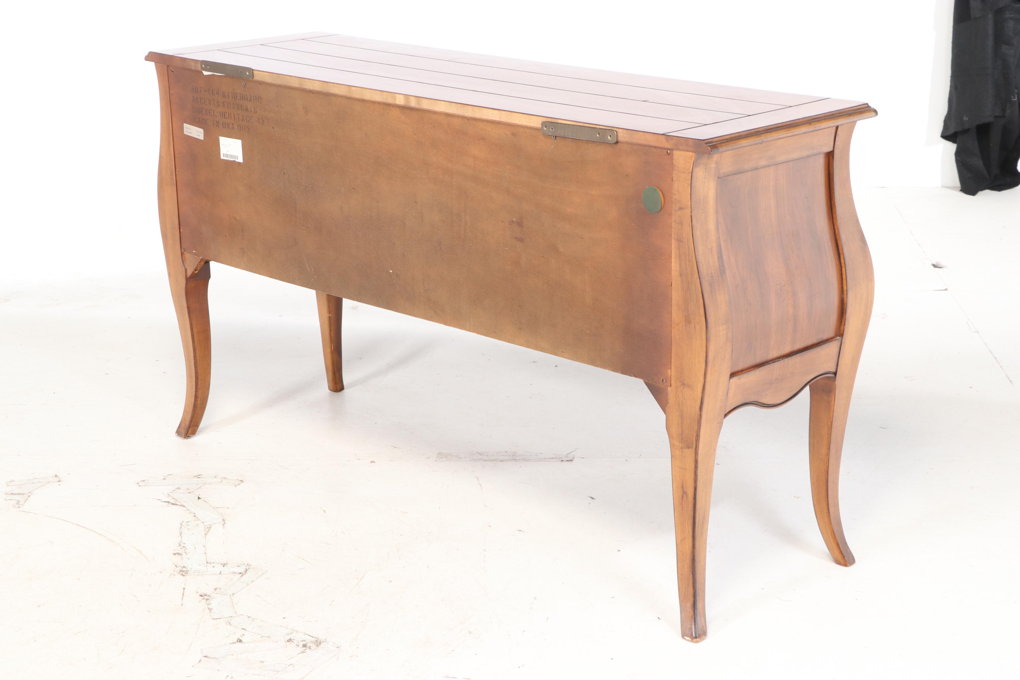 Drexel Heritage "Accents Français" Cherrywood Bombé Buffet