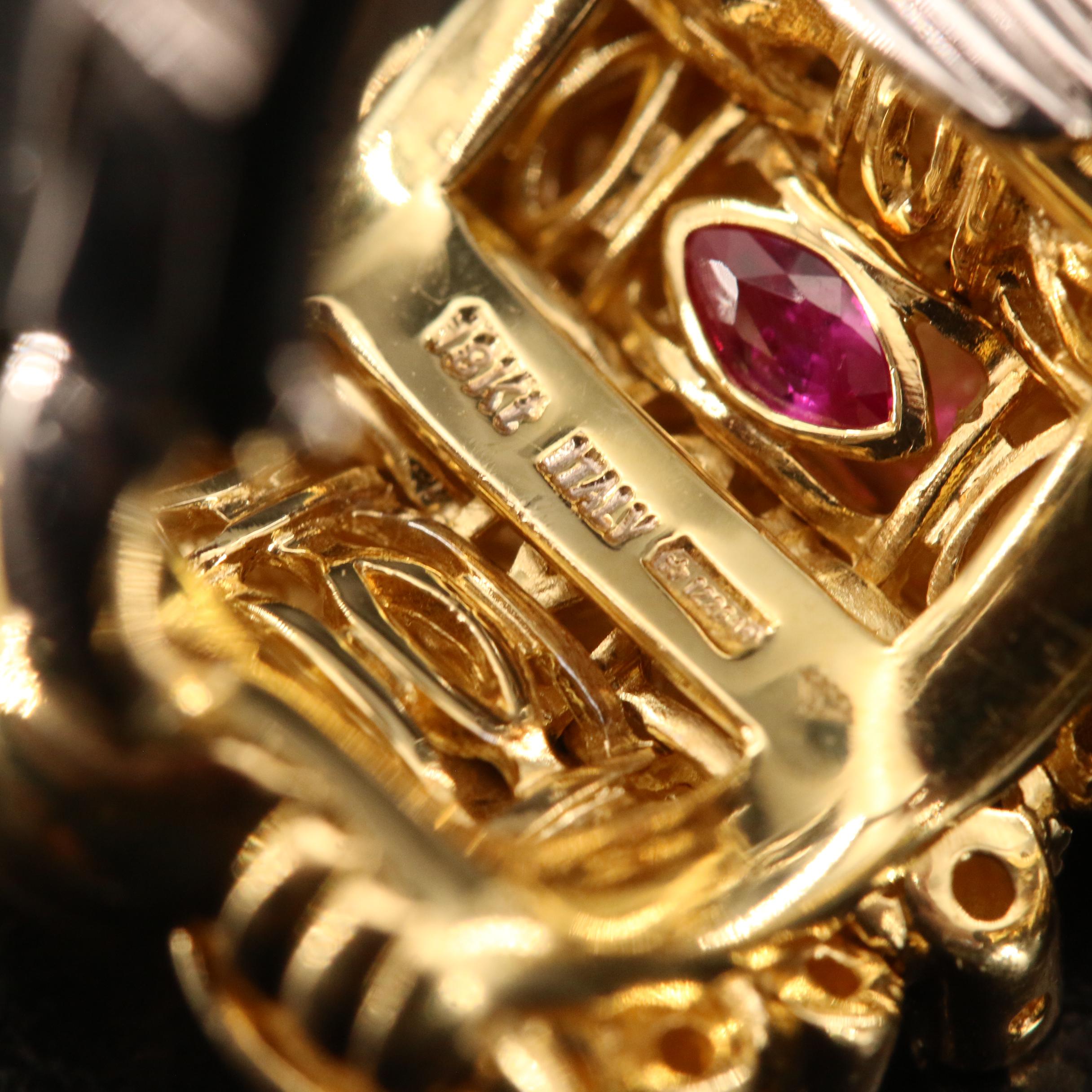 Roberto Coin 18K Woven 'Appassionata' Diamond Convertible Earrings