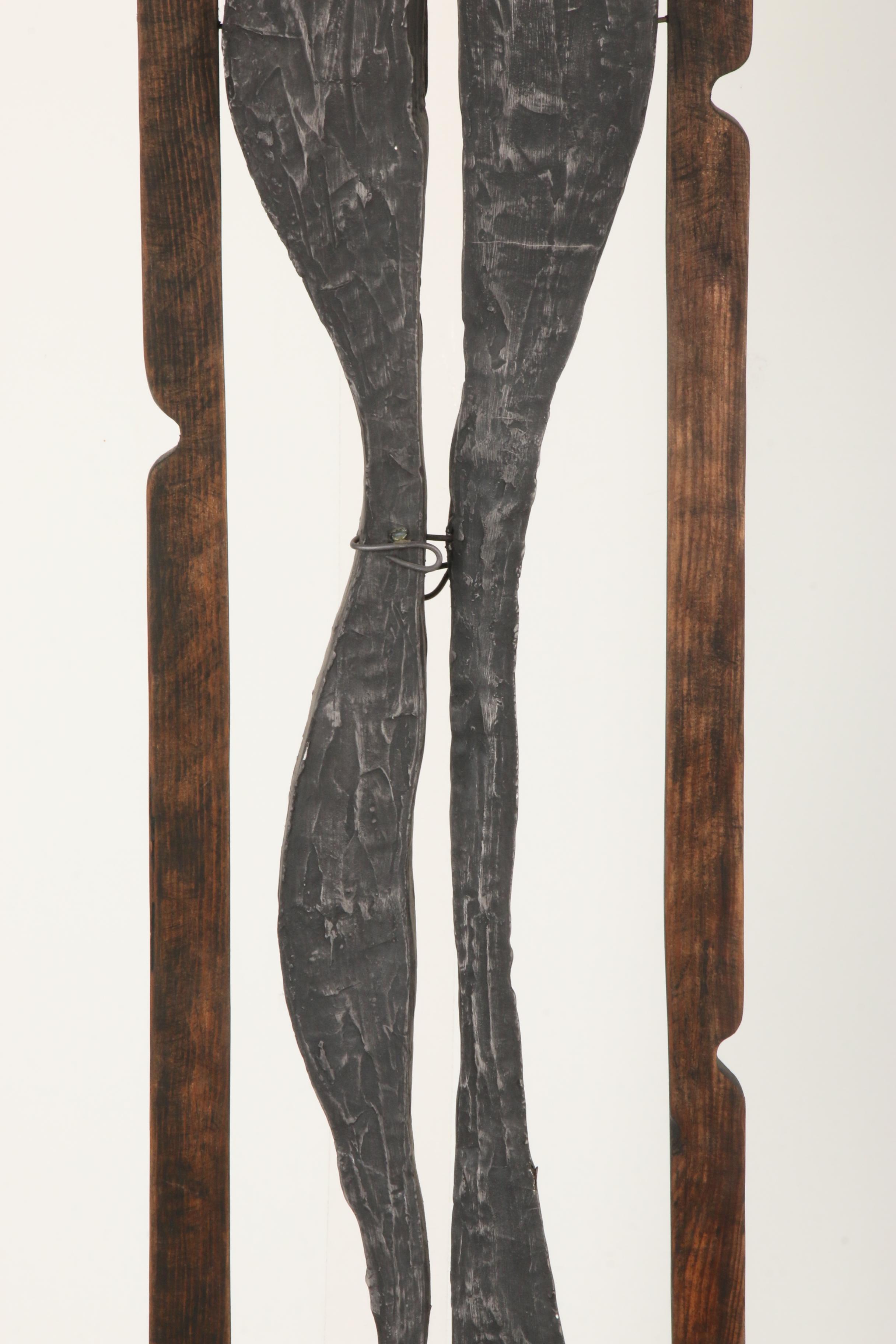 Achillo "Achi" Sullo Abstract Tower Assemblage Sculpture, Circa 1958