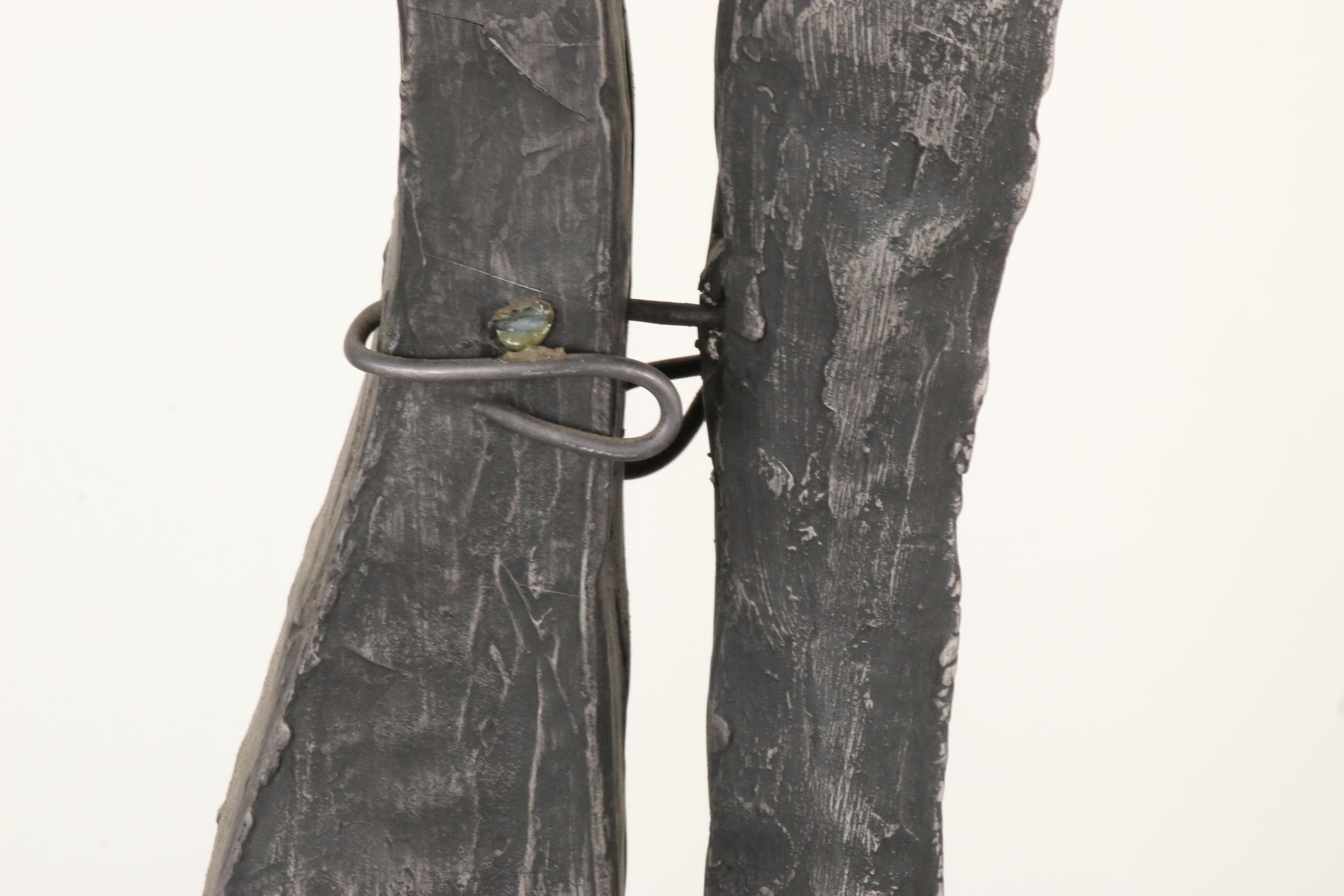 Achillo "Achi" Sullo Abstract Tower Assemblage Sculpture, Circa 1958