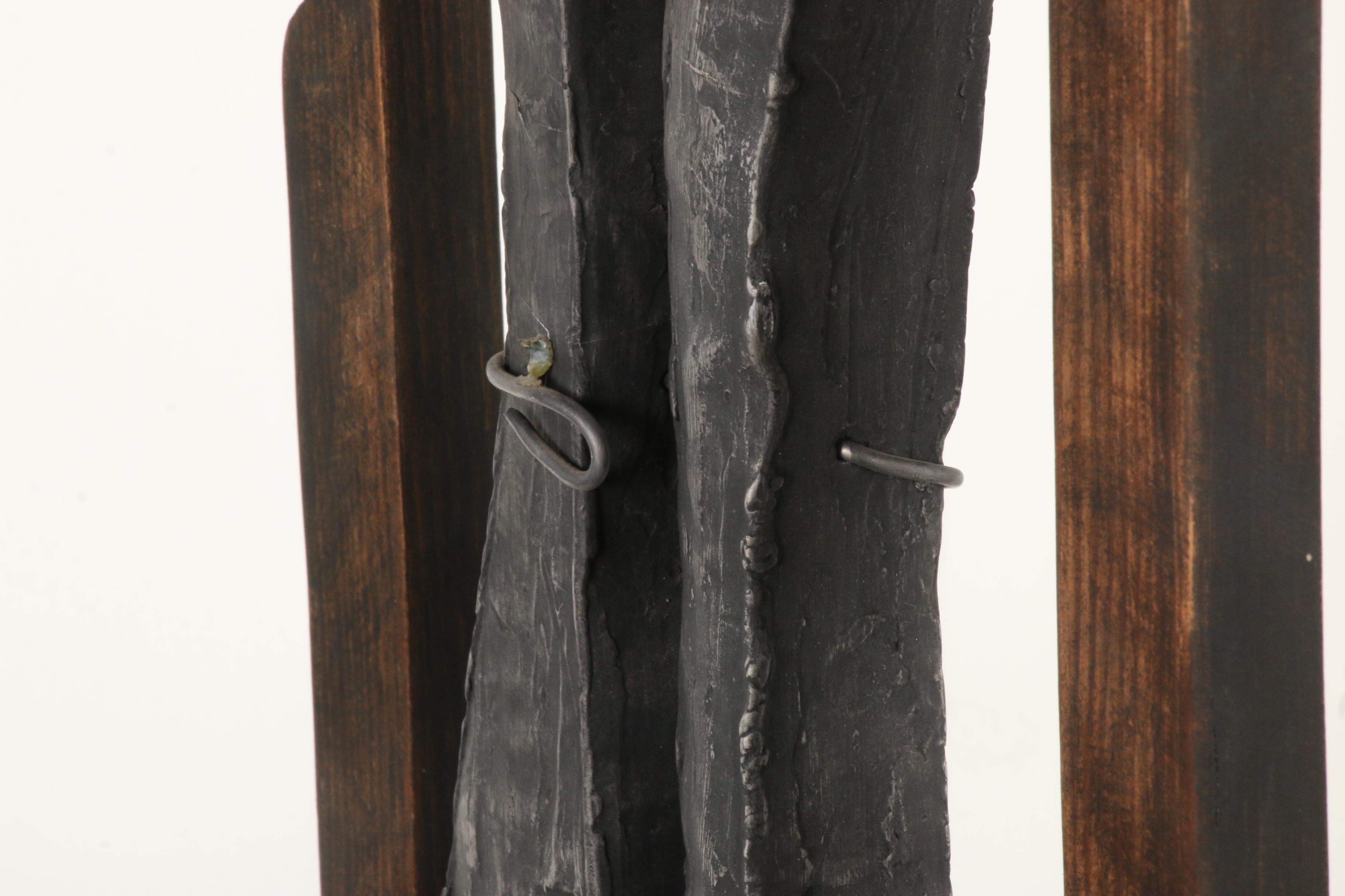 Achillo "Achi" Sullo Abstract Tower Assemblage Sculpture, Circa 1958