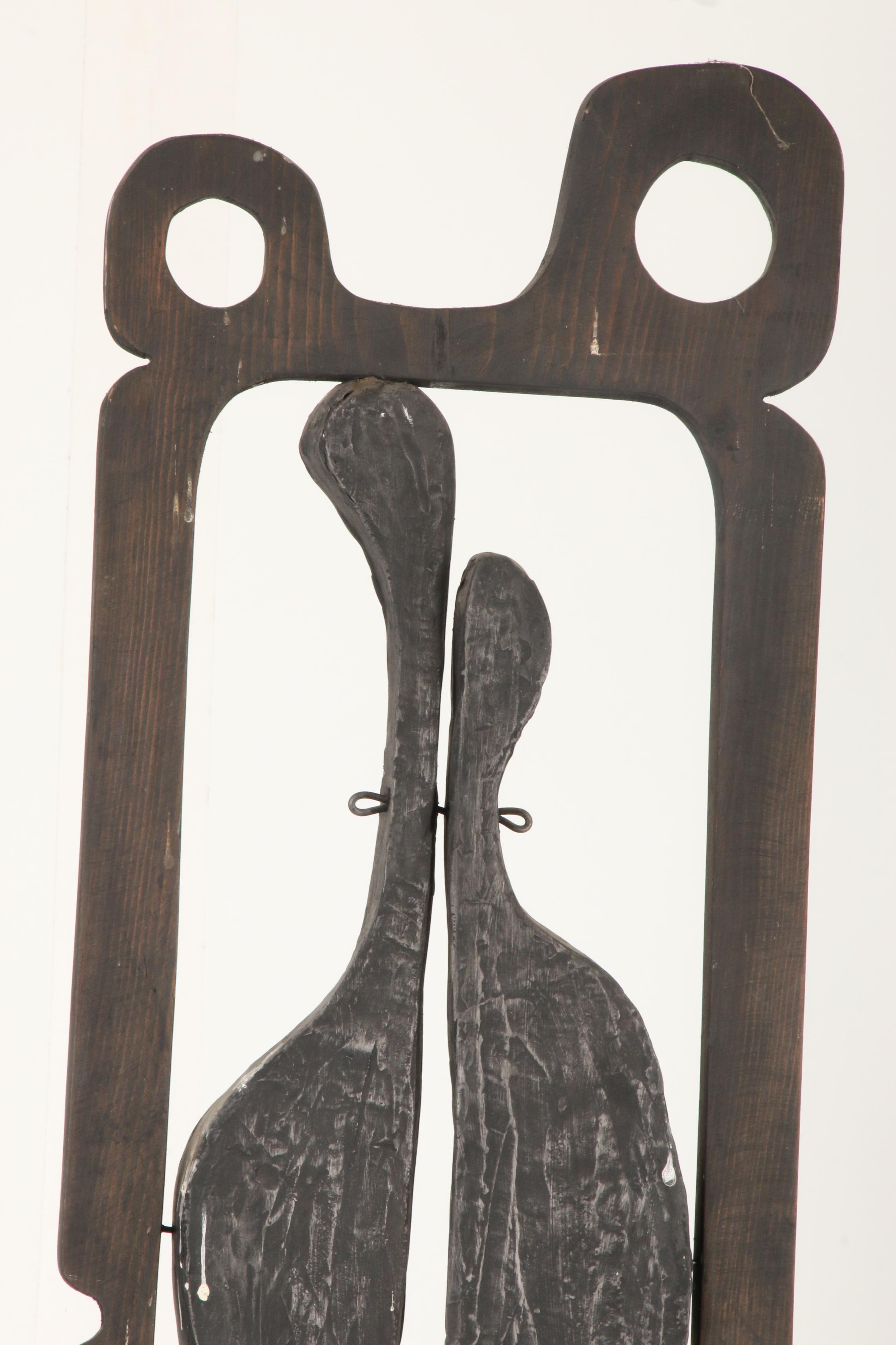 Achillo "Achi" Sullo Abstract Tower Assemblage Sculpture, Circa 1958