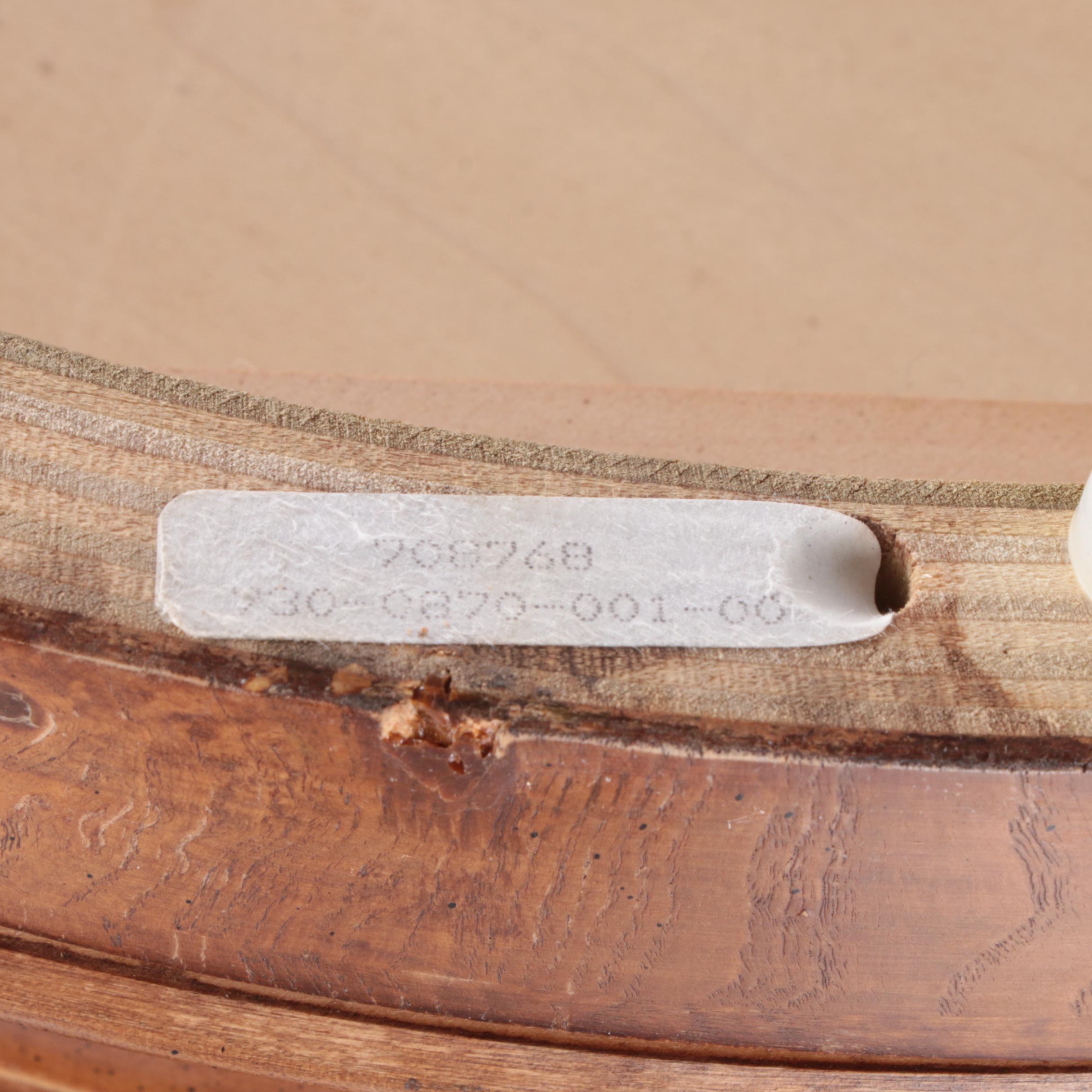 Henredon Charles X Burl Wood Drum Cabinet Side Tables