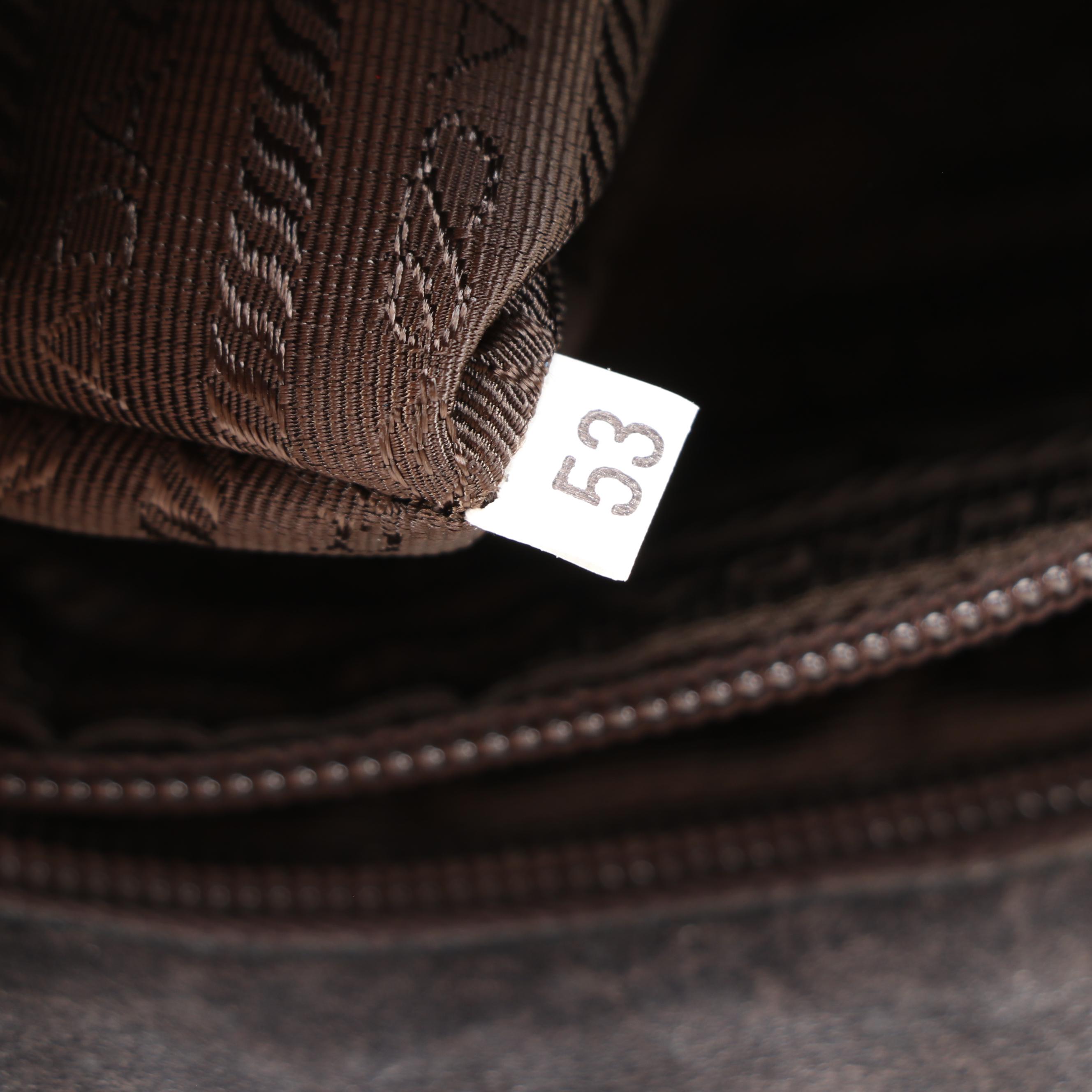 Prada Dark Brown Leather Crossbody