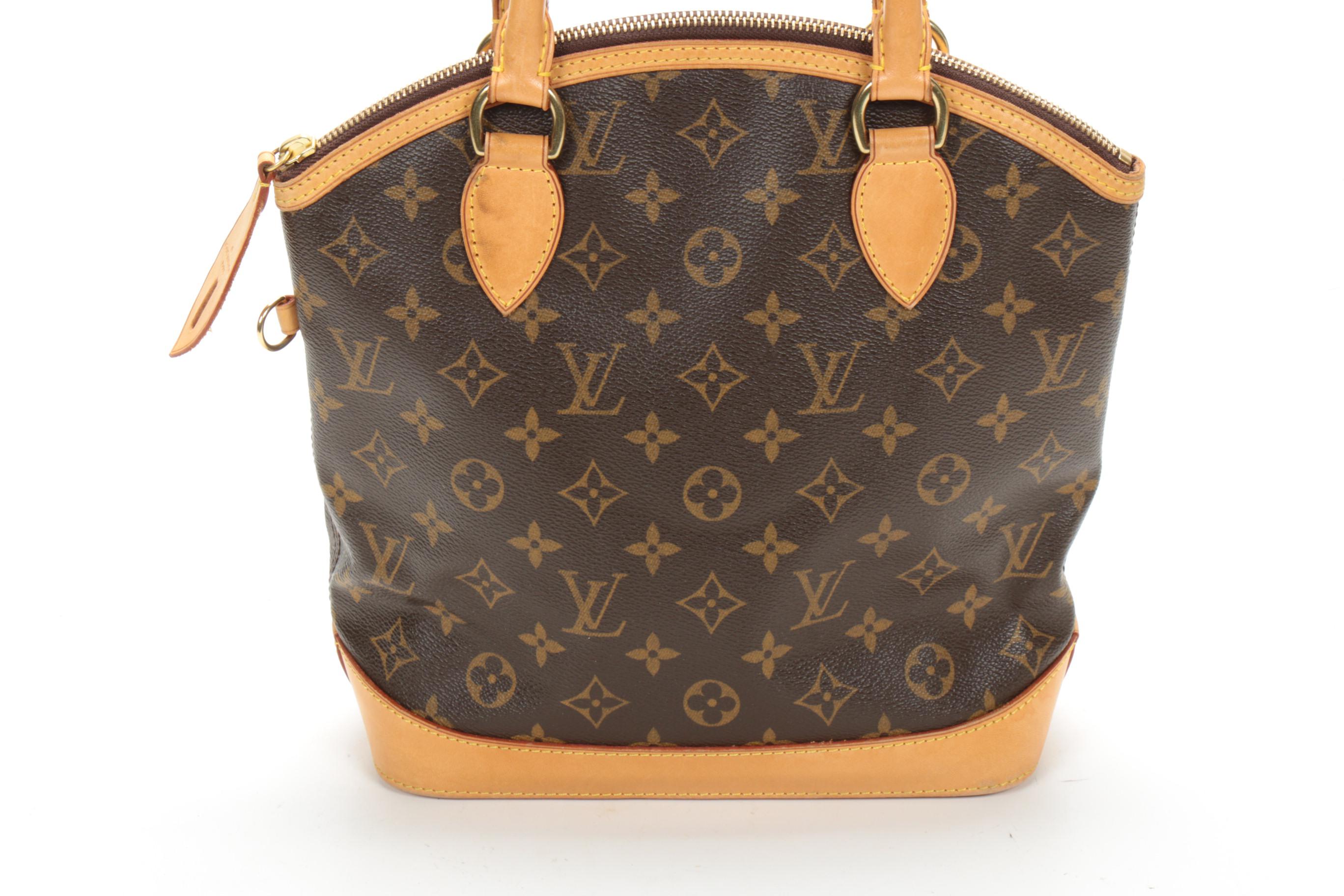 Louis Vuitton Lockit Tote in Monogram Canvas and Vachetta Leather