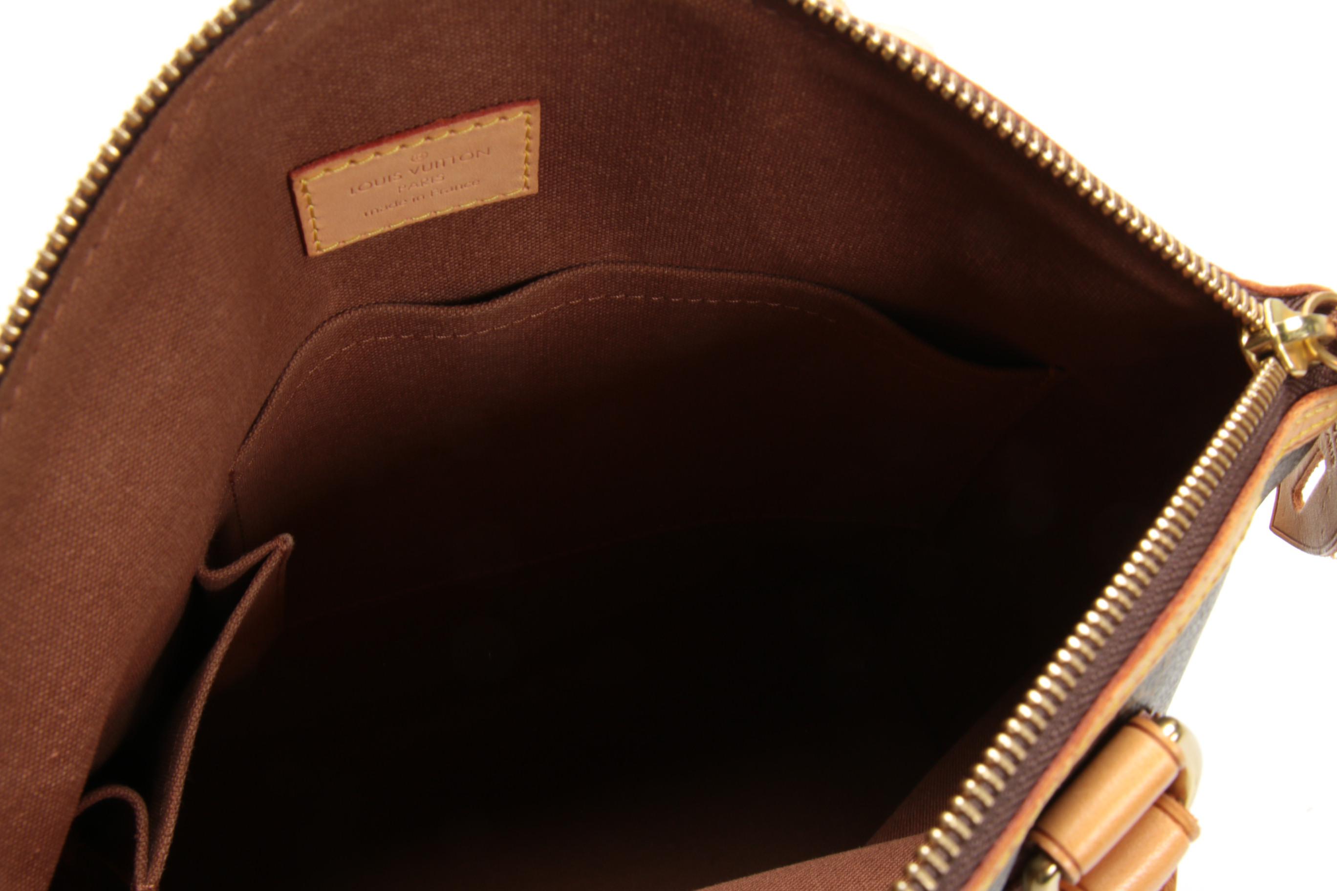 Louis Vuitton Lockit Tote in Monogram Canvas and Vachetta Leather