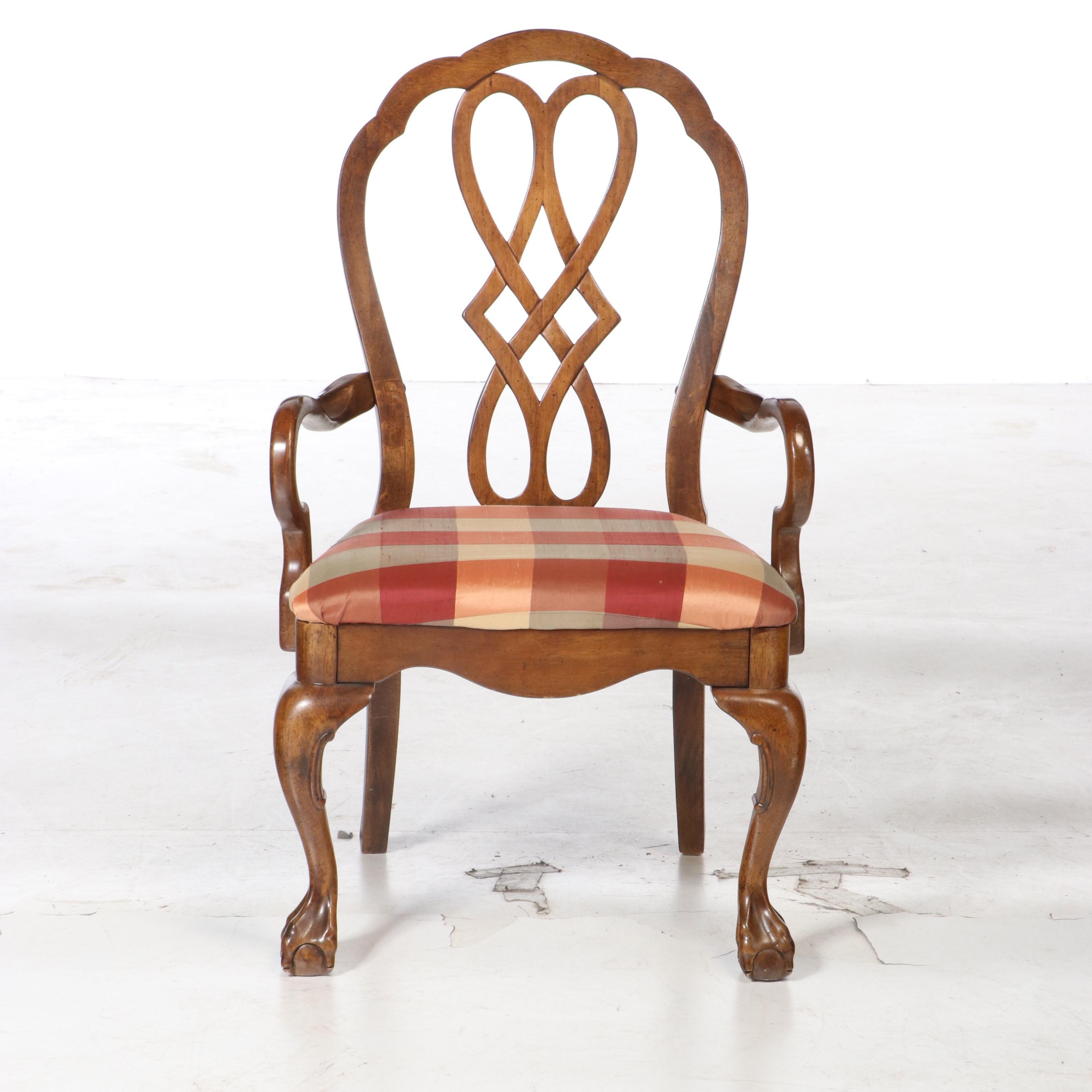 Universal Furniture Chippendale Style Walnut Dining Set