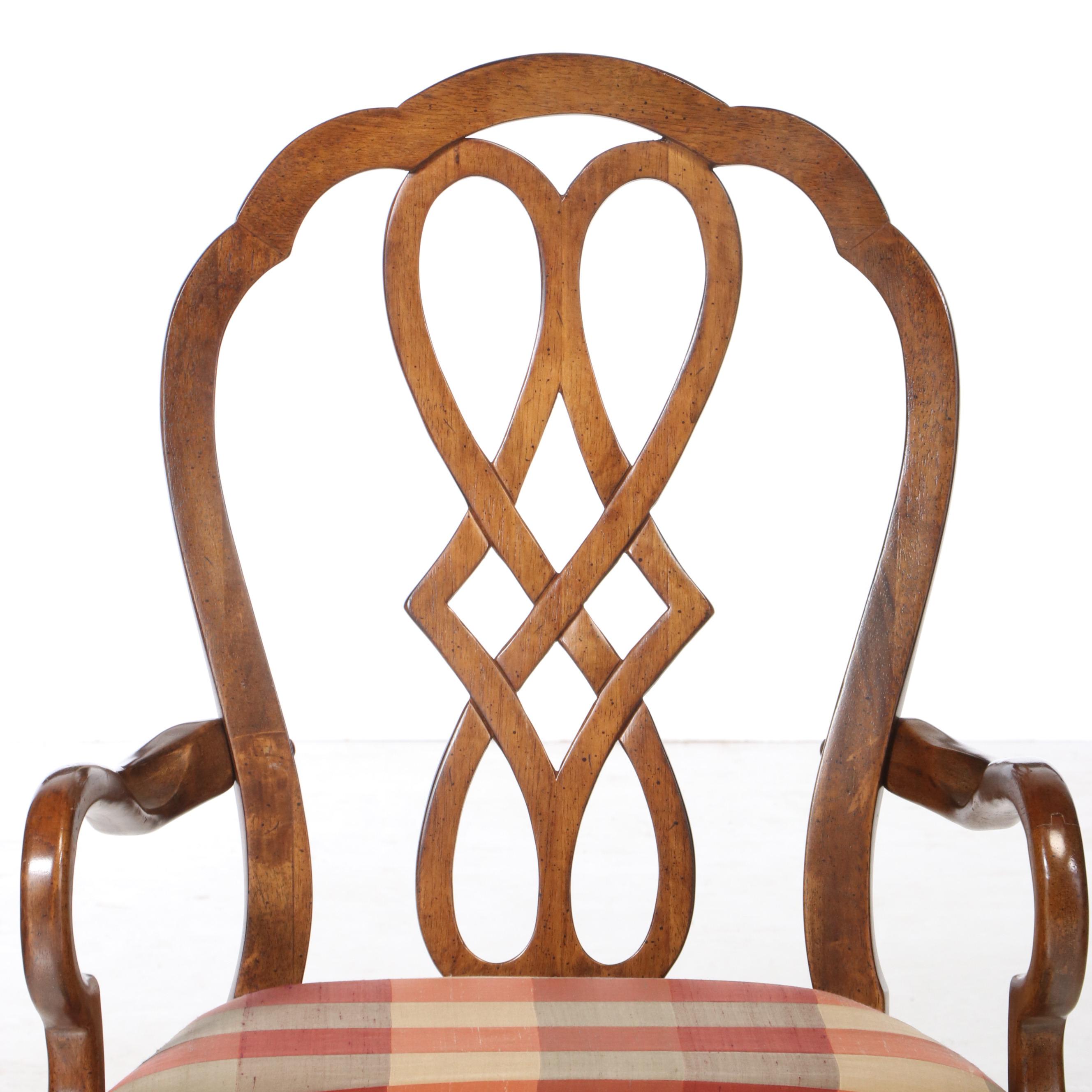 Universal Furniture Chippendale Style Walnut Dining Set